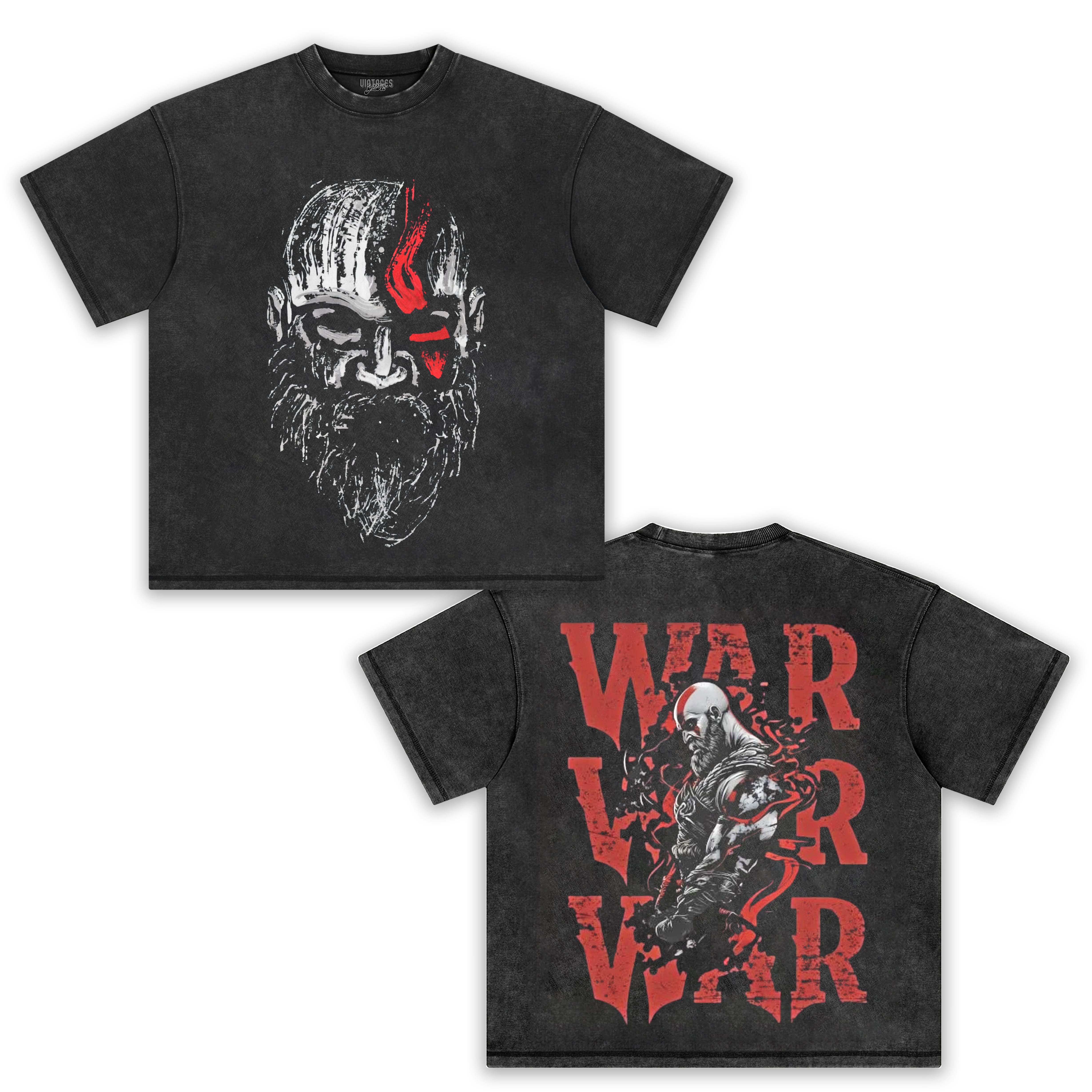 KRATOS GOD OF WAR V4 TANK TOP & TEE