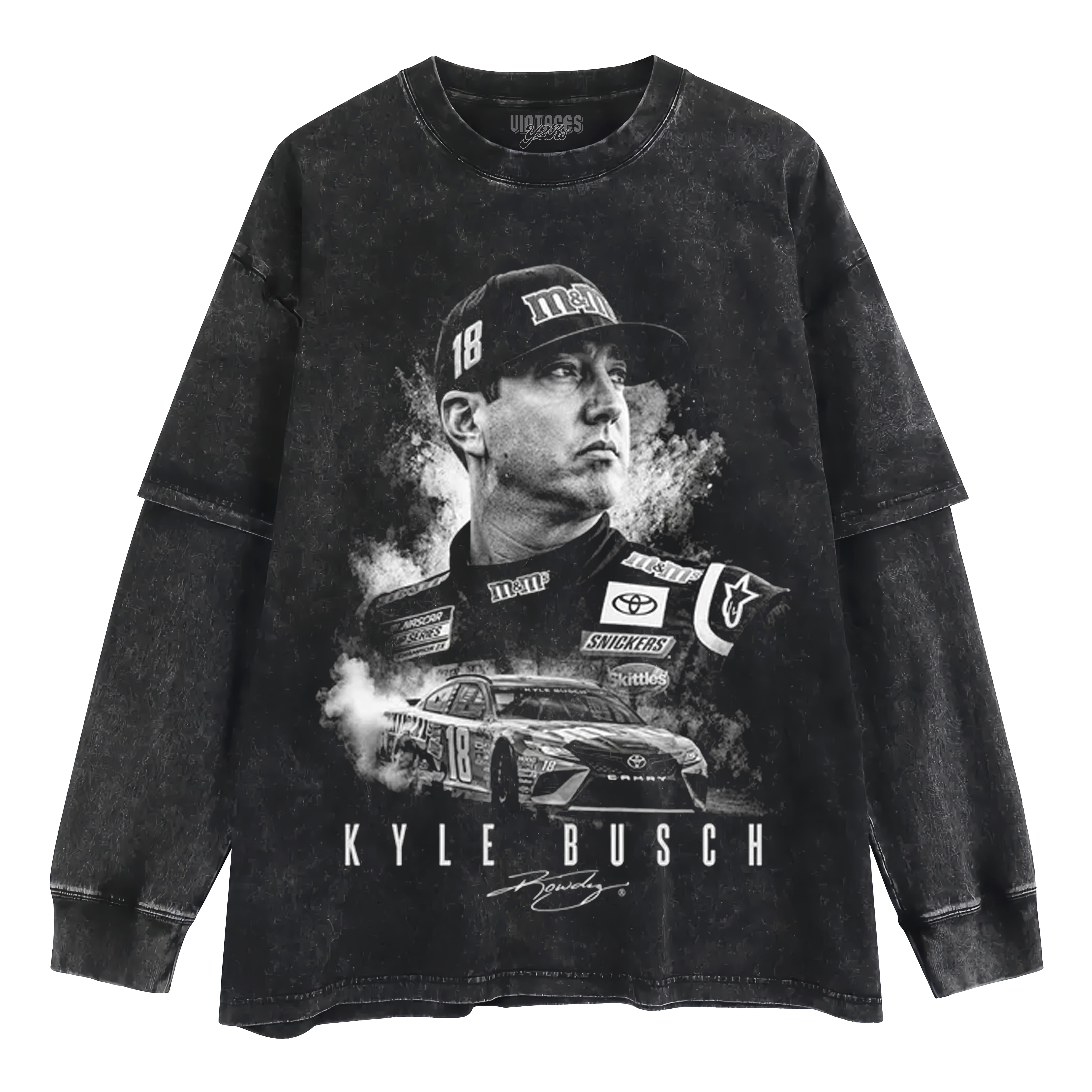 KYLE BUSCH - FOREVER ROWDY TANK TOP & TEE & LONG SLEEVE & LAYERED LS & HOODIE