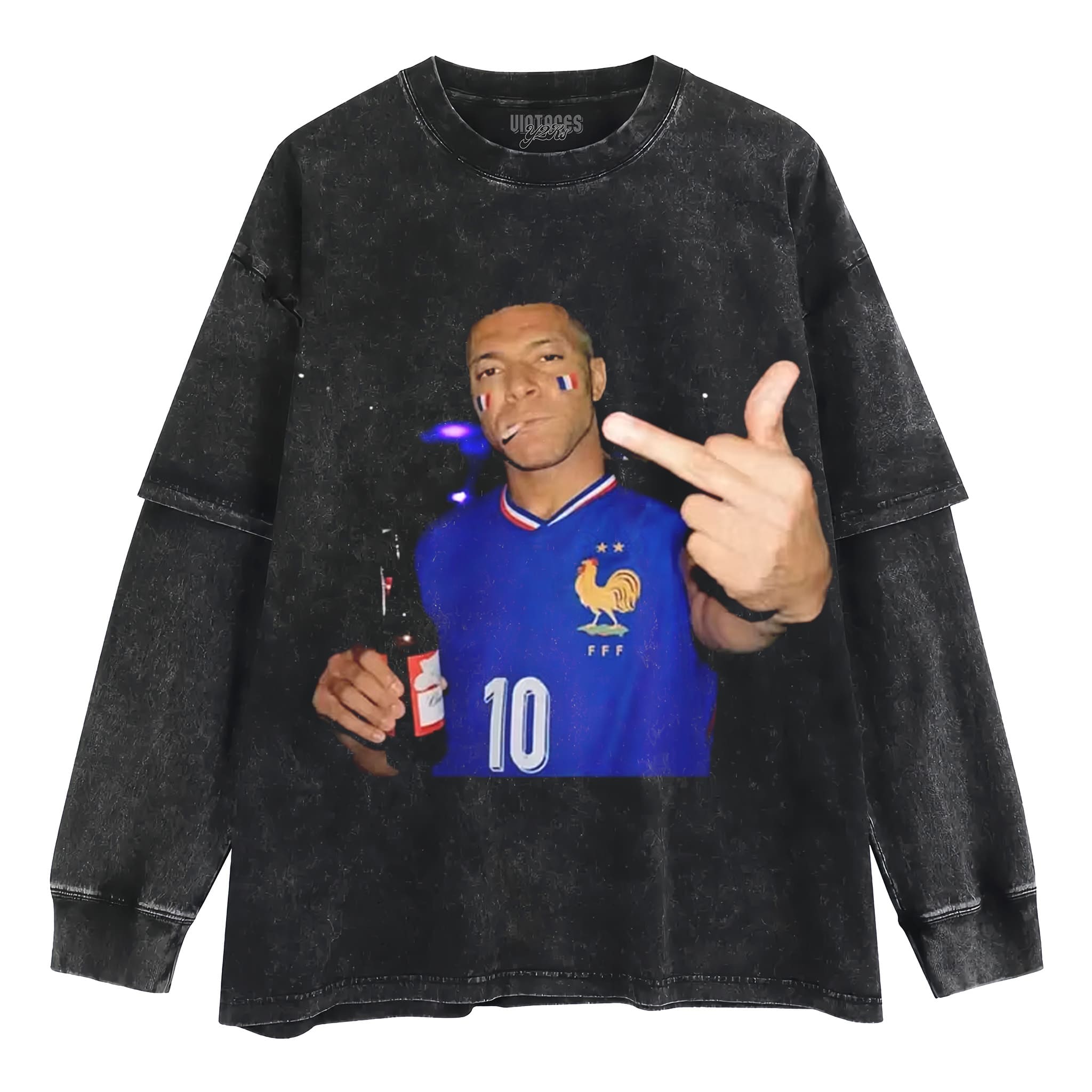 KYLIAN MBAPPÉ - FRANCE V7 TANK TOP & TEE & LONG SLEEVE & LAYERED LS & HOODIE