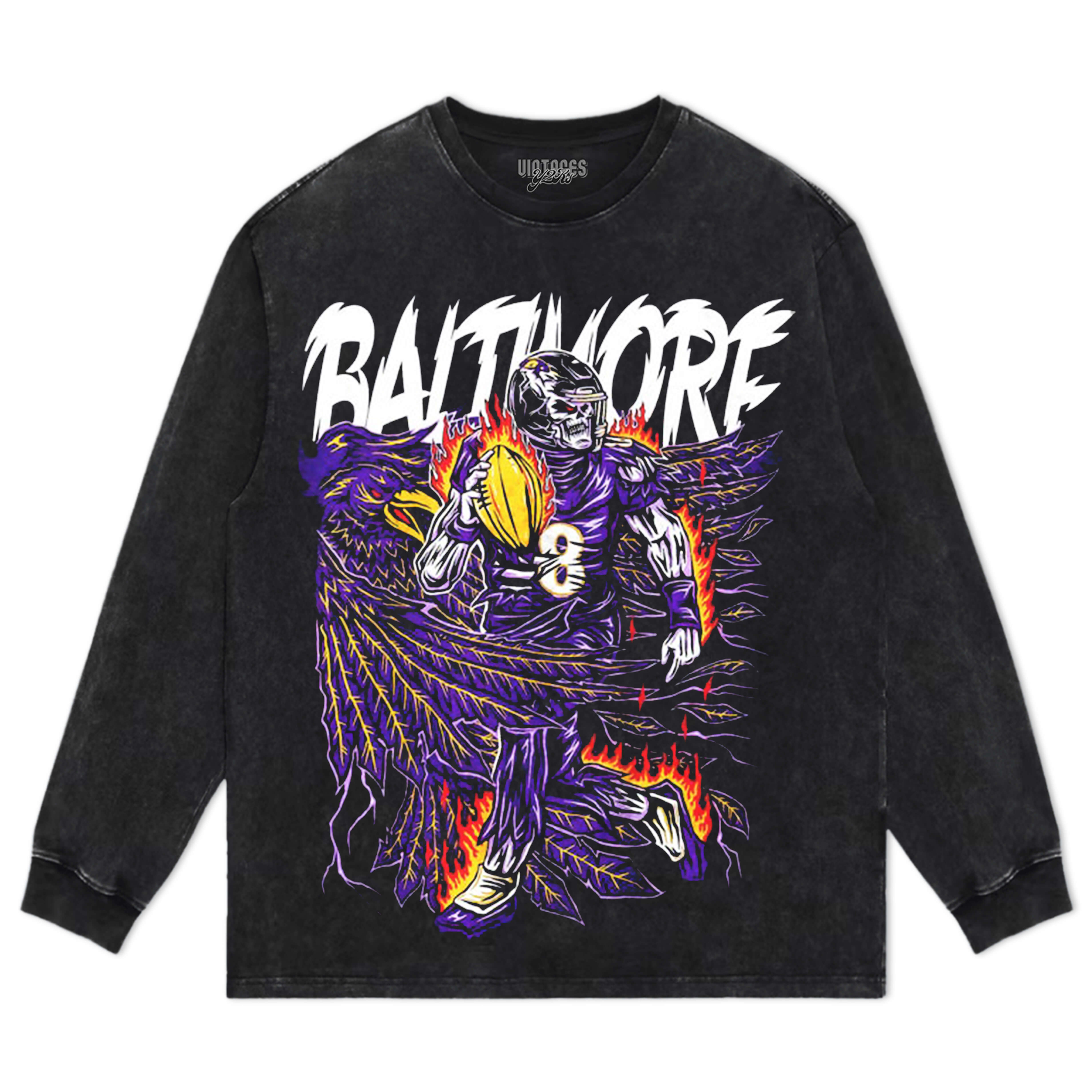 LAMAR JACKSON VINTAGE TEE & LS & HOODIE