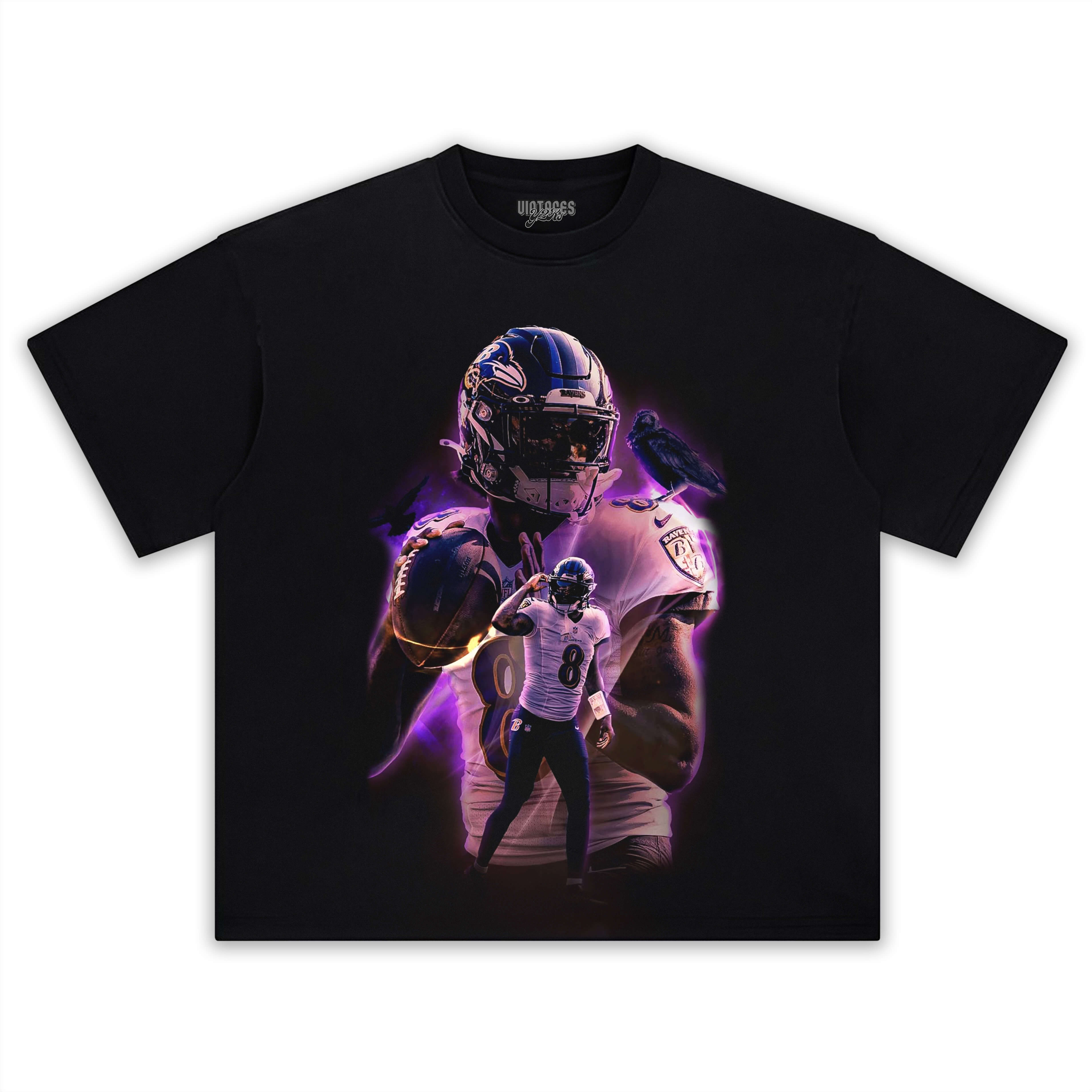 LAMAR JACKSON VINTAGE V4 TEE & LS & HOODIE