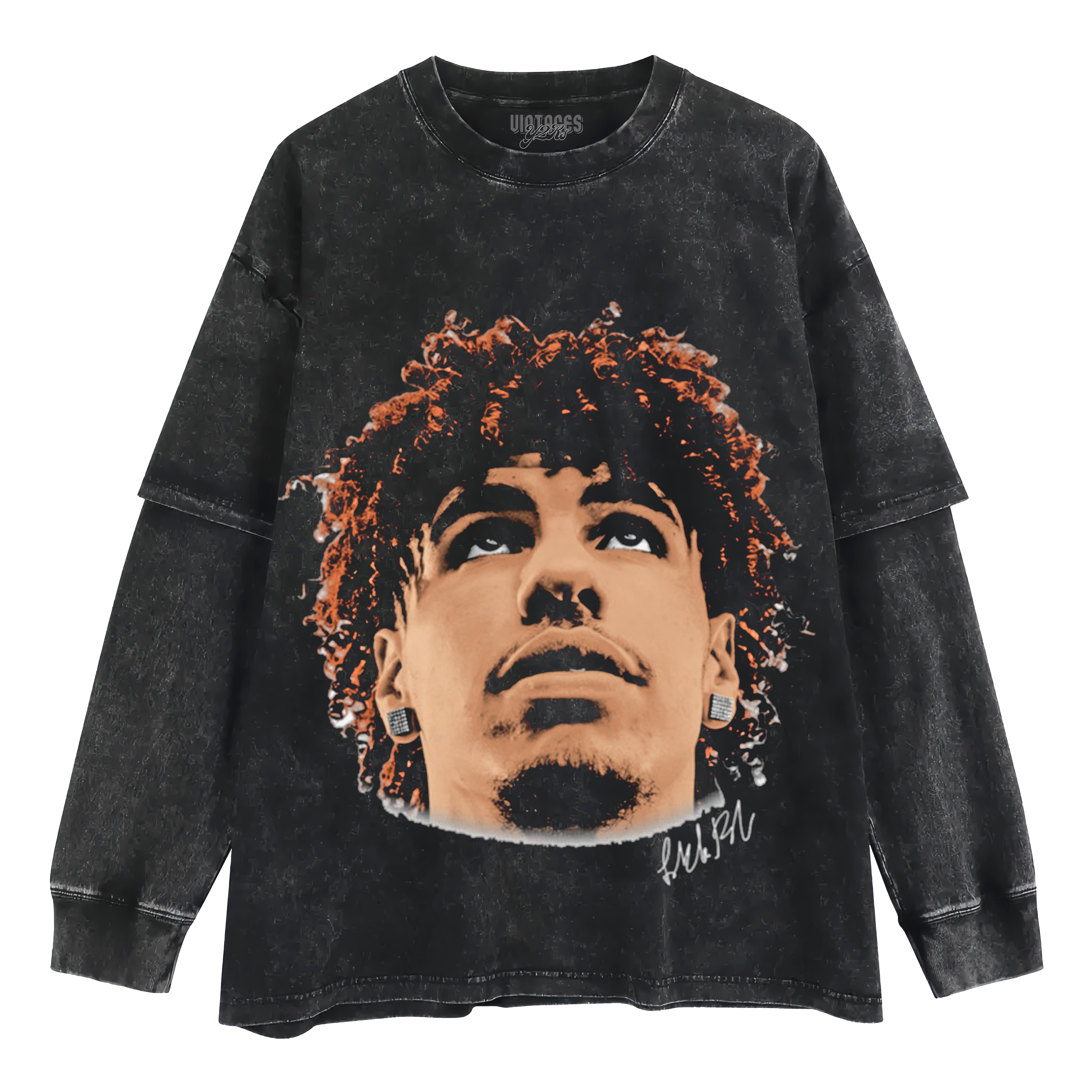 LAMELO BALL BIG FACE TANK TOP & TEE & LONG SLEEVE & LAYERED LS & HOODIE