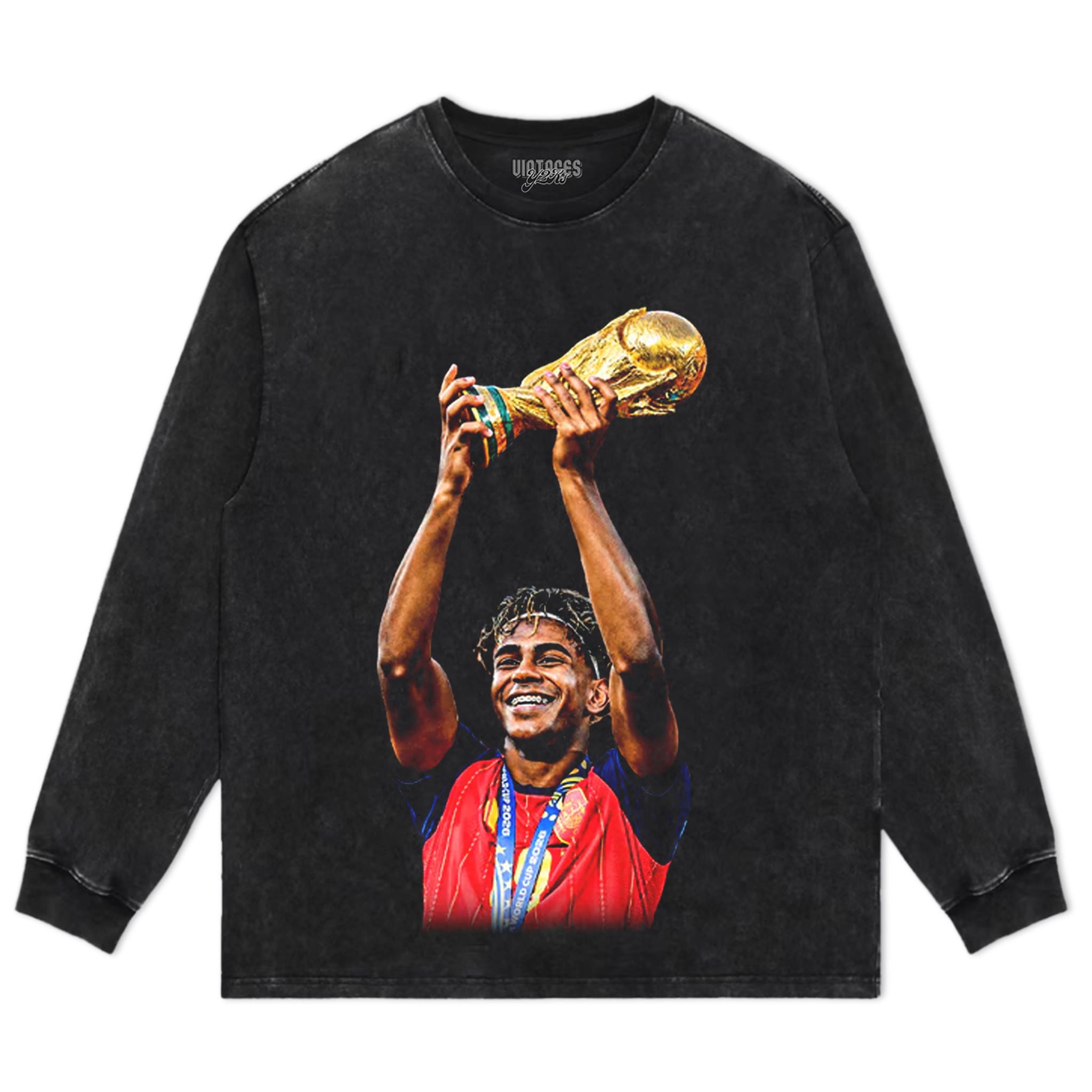 LAMINE YAMAL - CROWNED TANK TOP & TEE & LONG SLEEVE & LAYERED LS & HOODIE