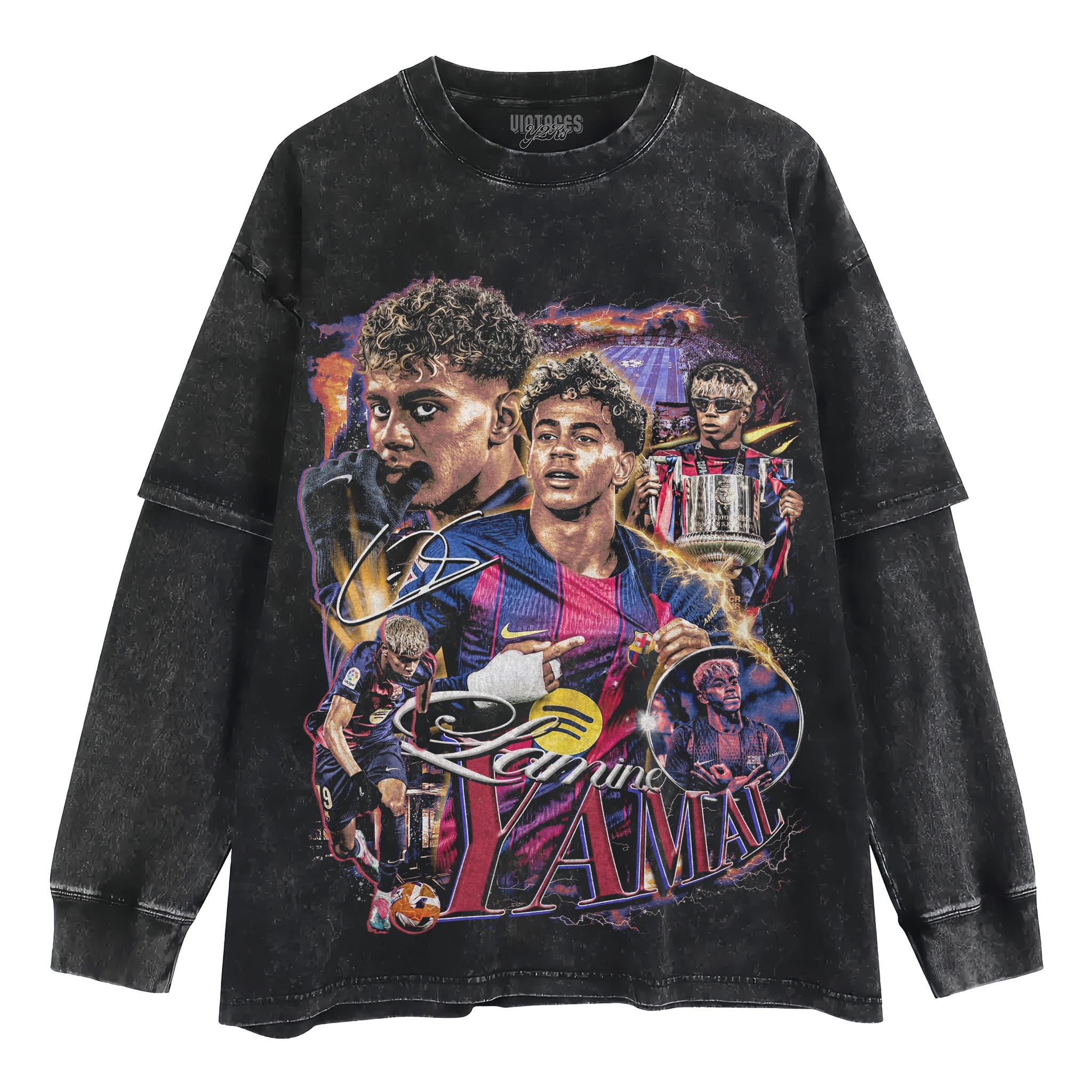 LAMINE YAMAL 2026 VINTAGE TANK TOP & TEE & LONG SLEEVE & LAYERED LS & HOODIE