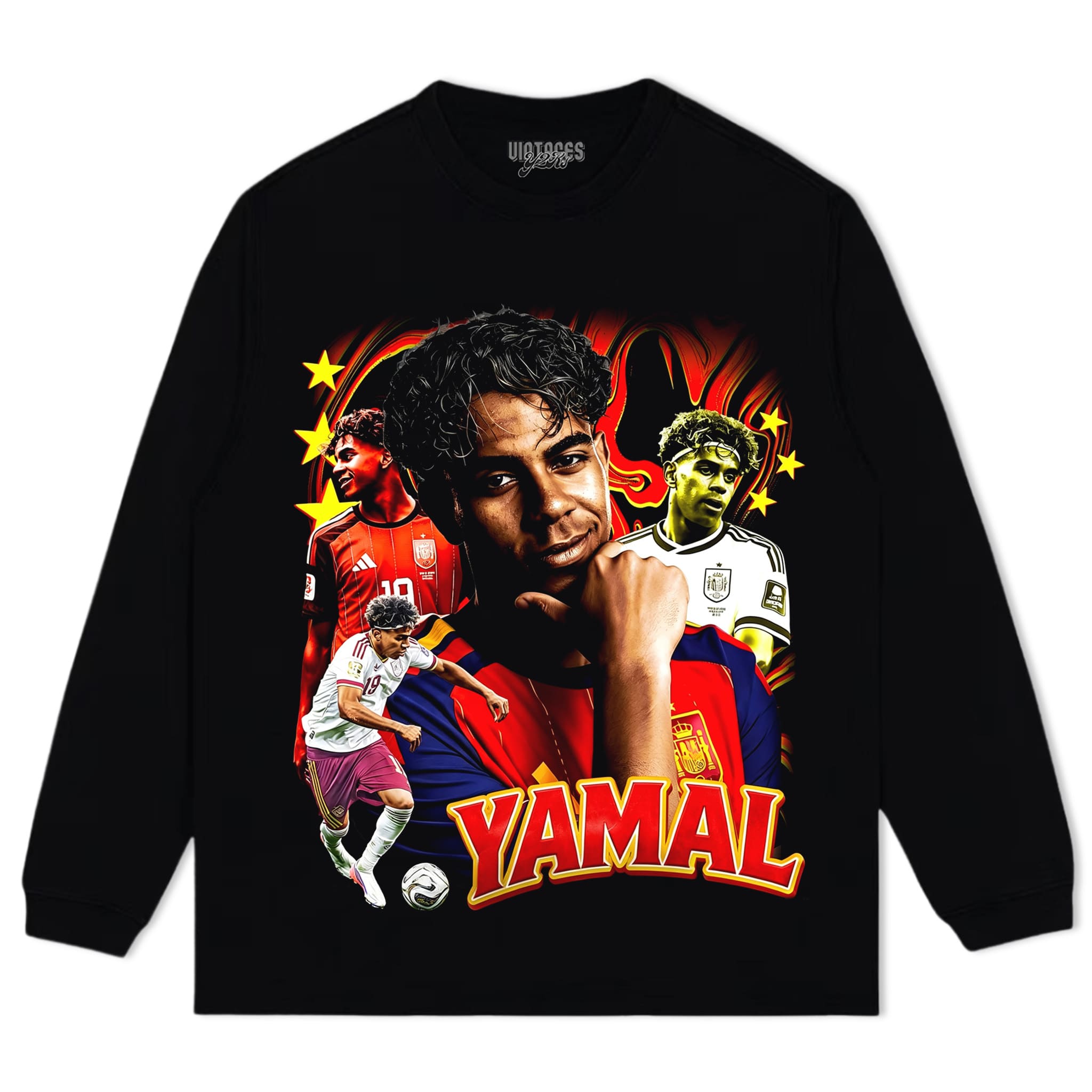 LAMINE YAMAL 2026 VINTAGE TANK TOP & TEE & LONG SLEEVE & LAYERED LS & HOODIE
