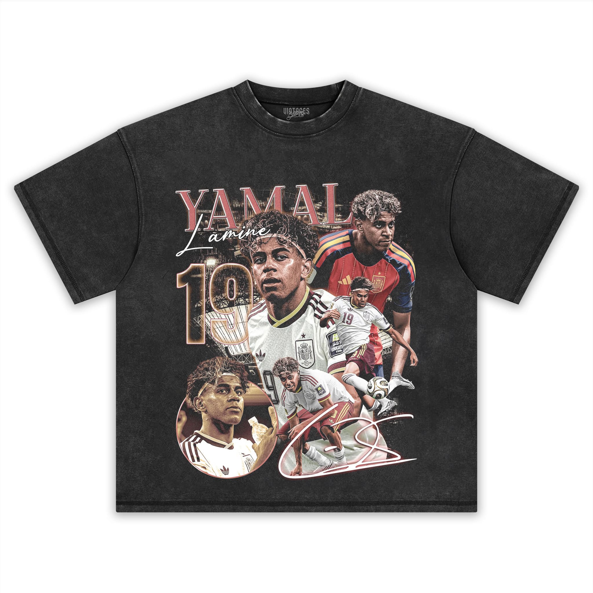 LAMINE YAMAL 2026 VINTAGE V3 TANK TOP & TEE & LONG SLEEVE & LAYERED LS & HOODIE