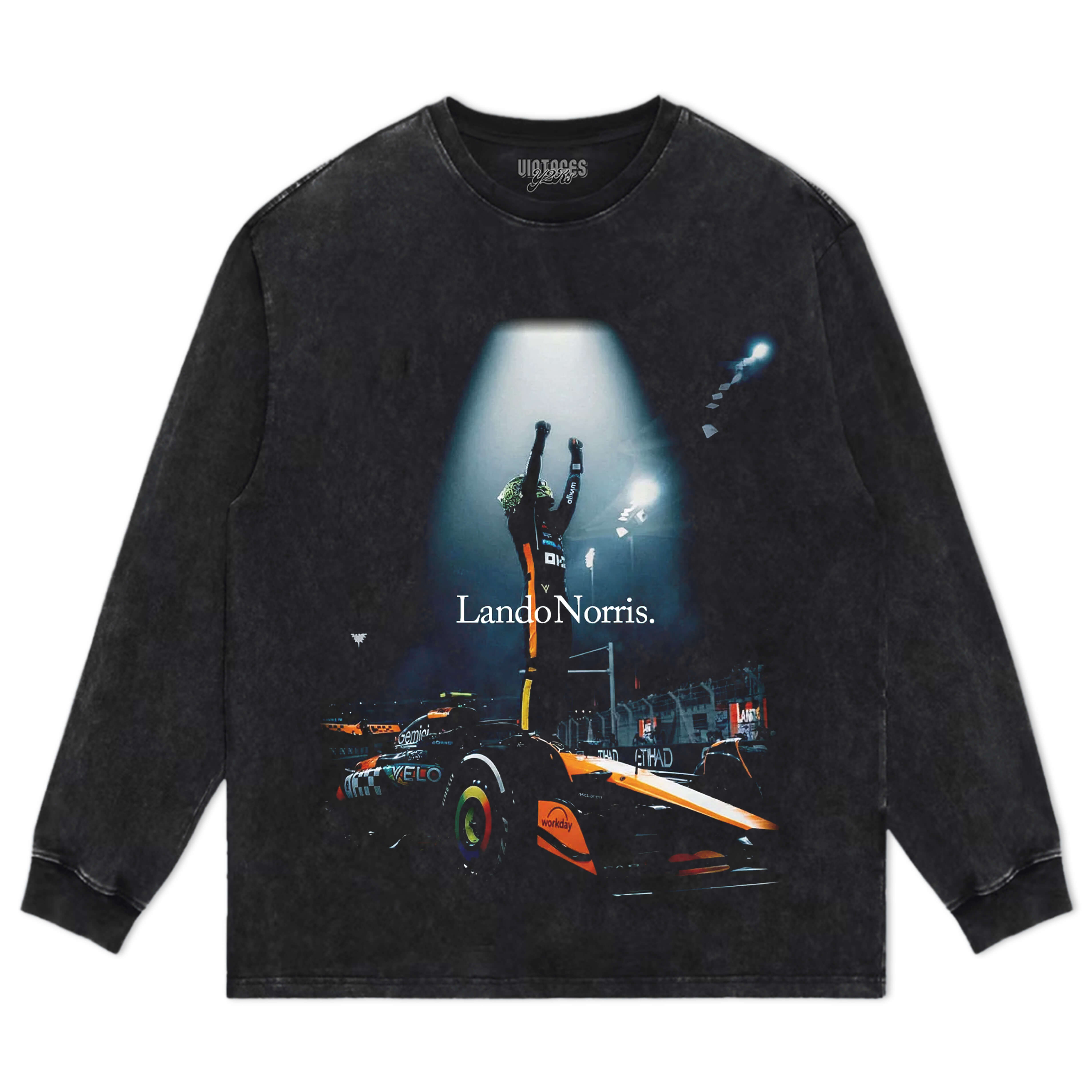 LANDO NORRIS 2025 WORLD CHAMPION V4 TEE & LS & HOODIE