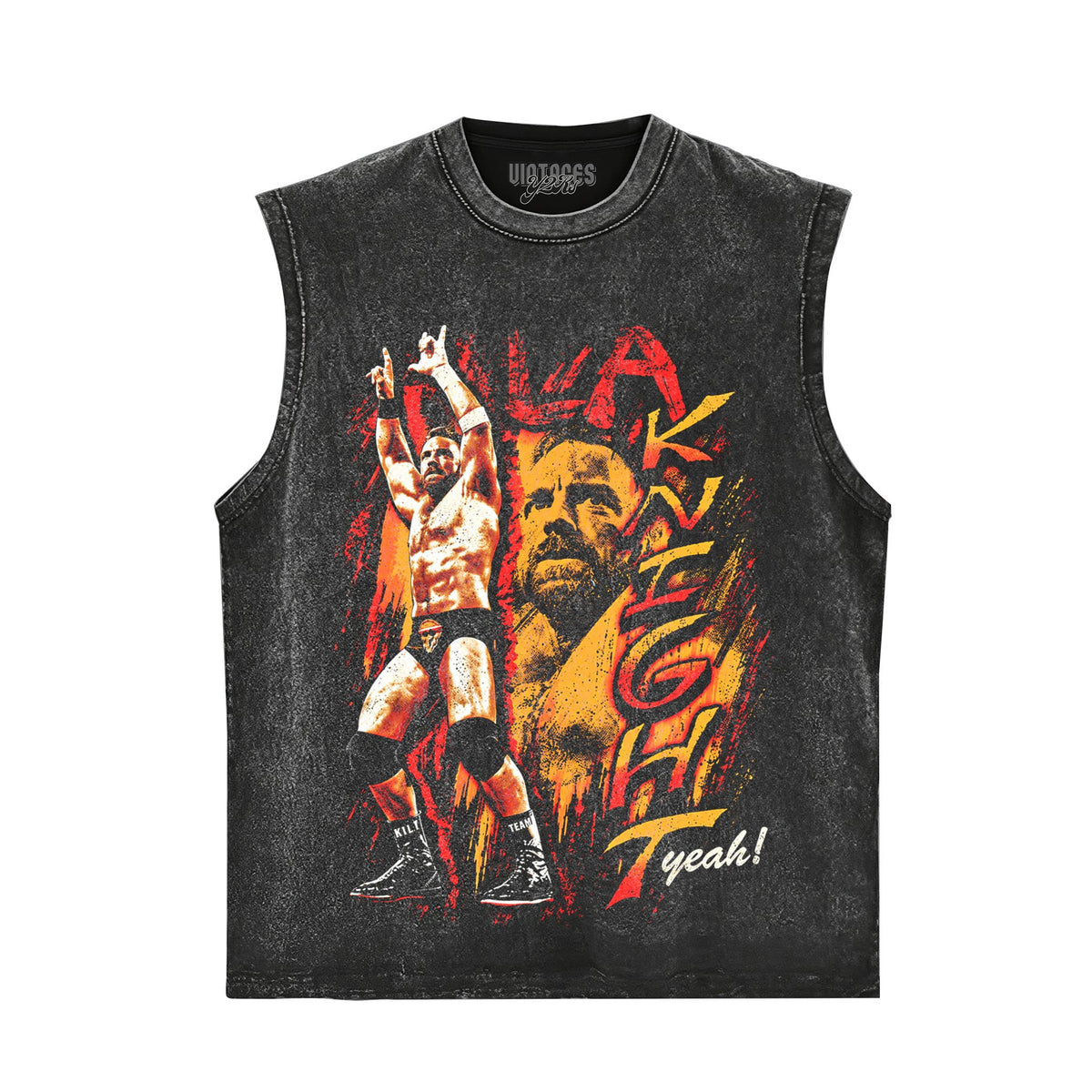 LA KNIGHT YEAH GRUNGE WWE TANK TOP & TEE & LONG SLEEVE & LAYERED LS & HOODIE
