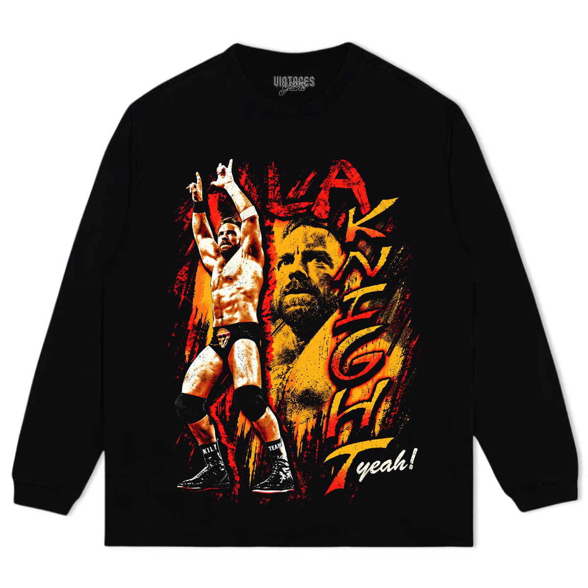 LA KNIGHT YEAH GRUNGE WWE TANK TOP & TEE & LONG SLEEVE & LAYERED LS & HOODIE