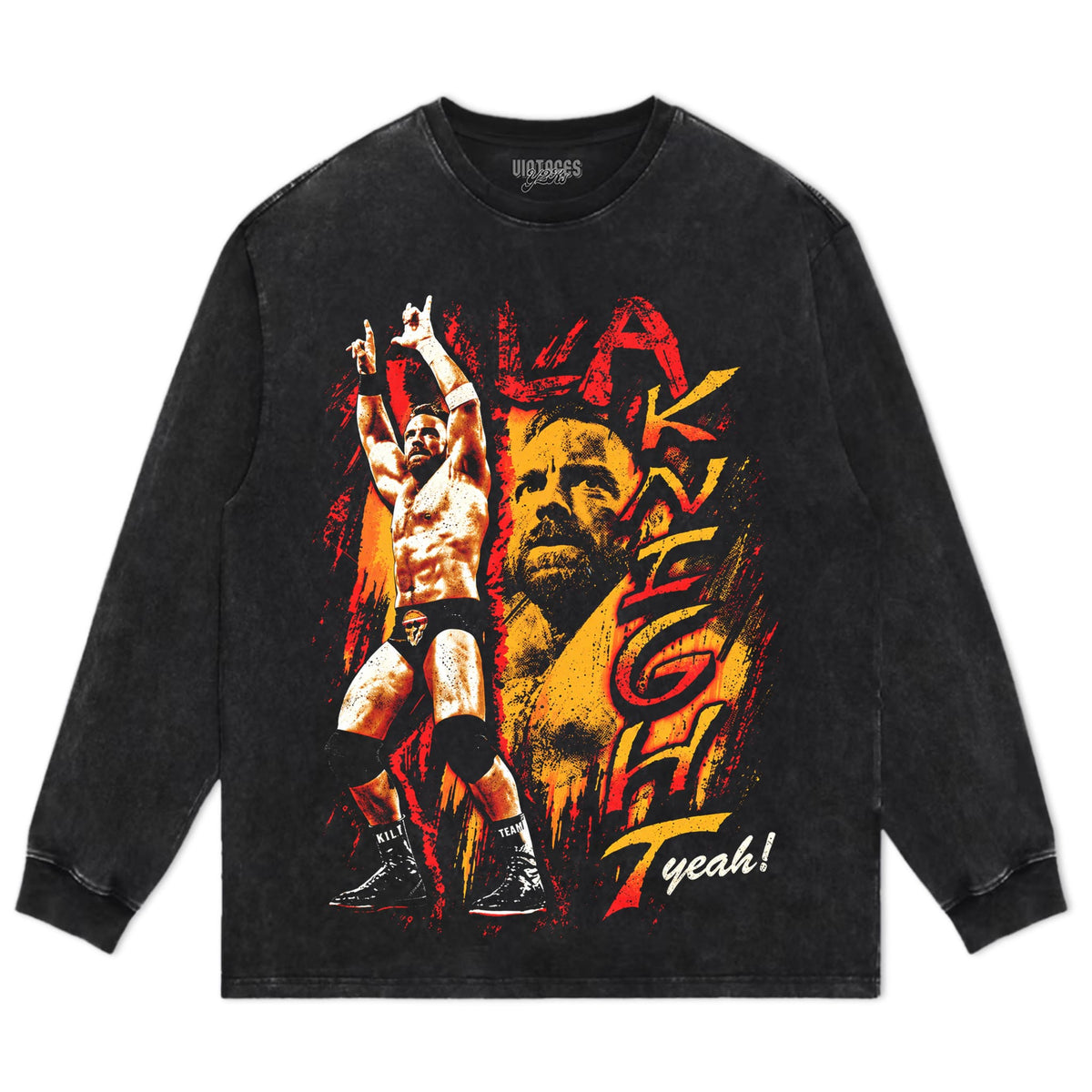 LA KNIGHT YEAH GRUNGE WWE TANK TOP & TEE & LONG SLEEVE & LAYERED LS & HOODIE