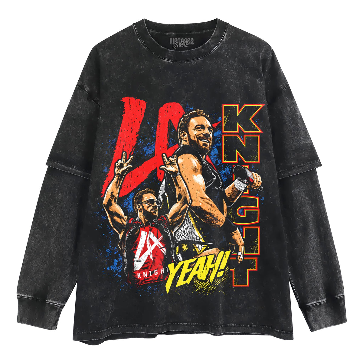 LA KNIGHT YEAH WWE TANK TOP & TEE & LONG SLEEVE & LAYERED LS & HOODIE