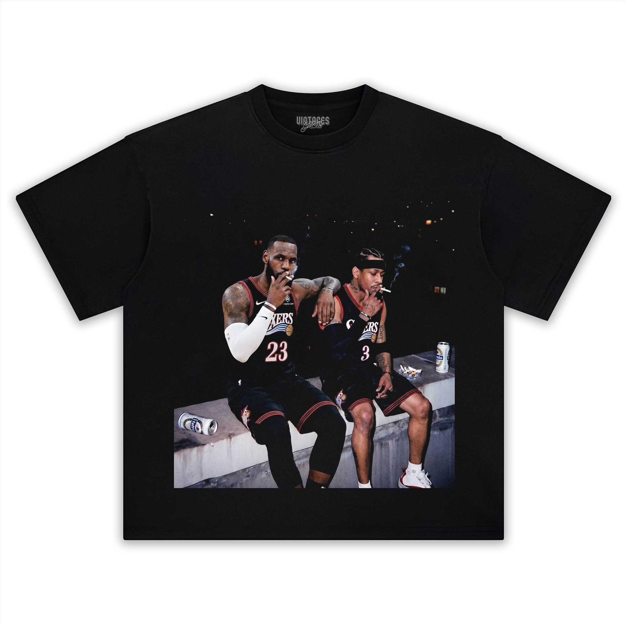 LEBRON JAMES & ALLEN IVERSON TANK TOP & TEE & LONG SLEEVE & LAYERED LS & HOODIE