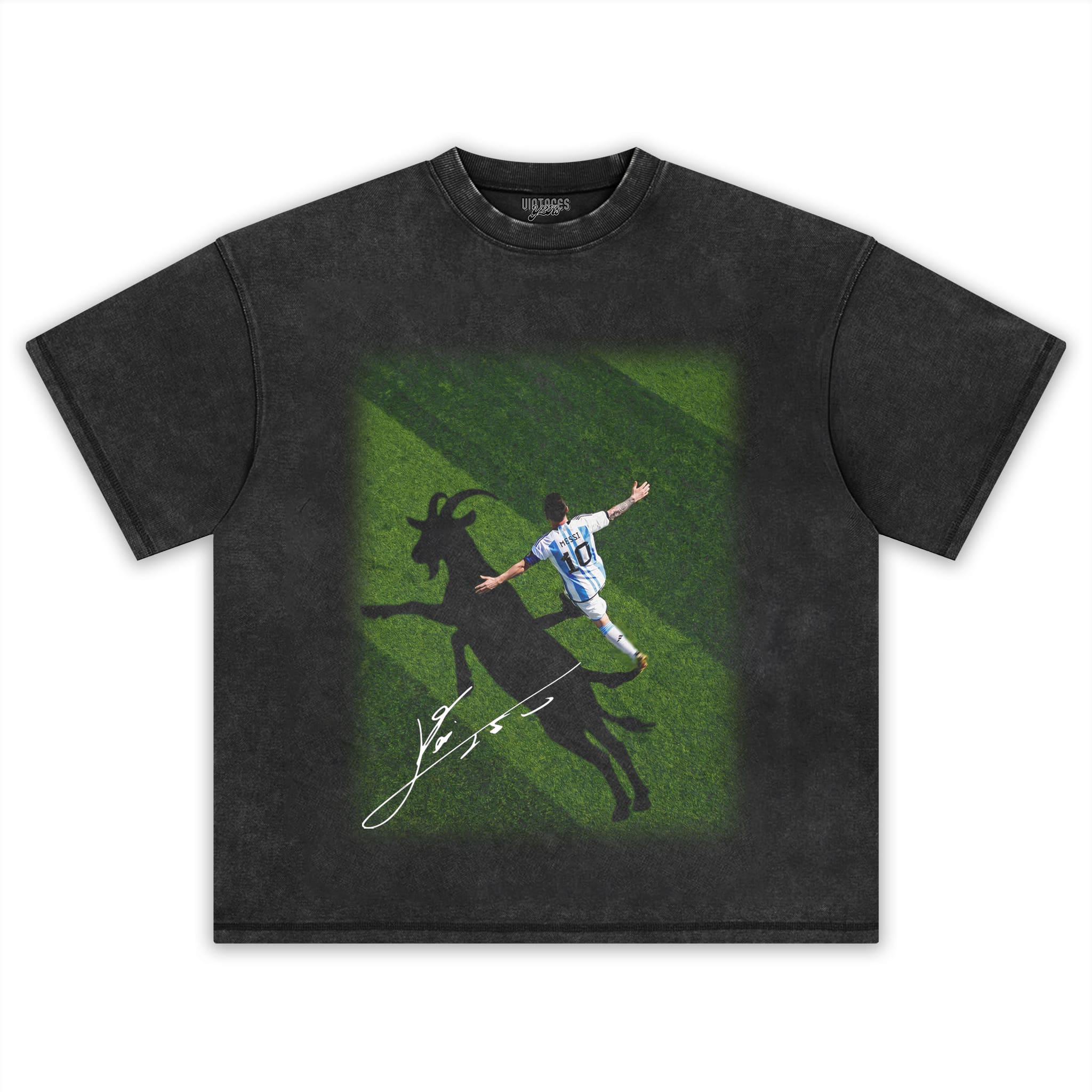 LEO MESSI - GOAT TANK TOP & TEE & LONG SLEEVE & LAYERED LS & HOODIE