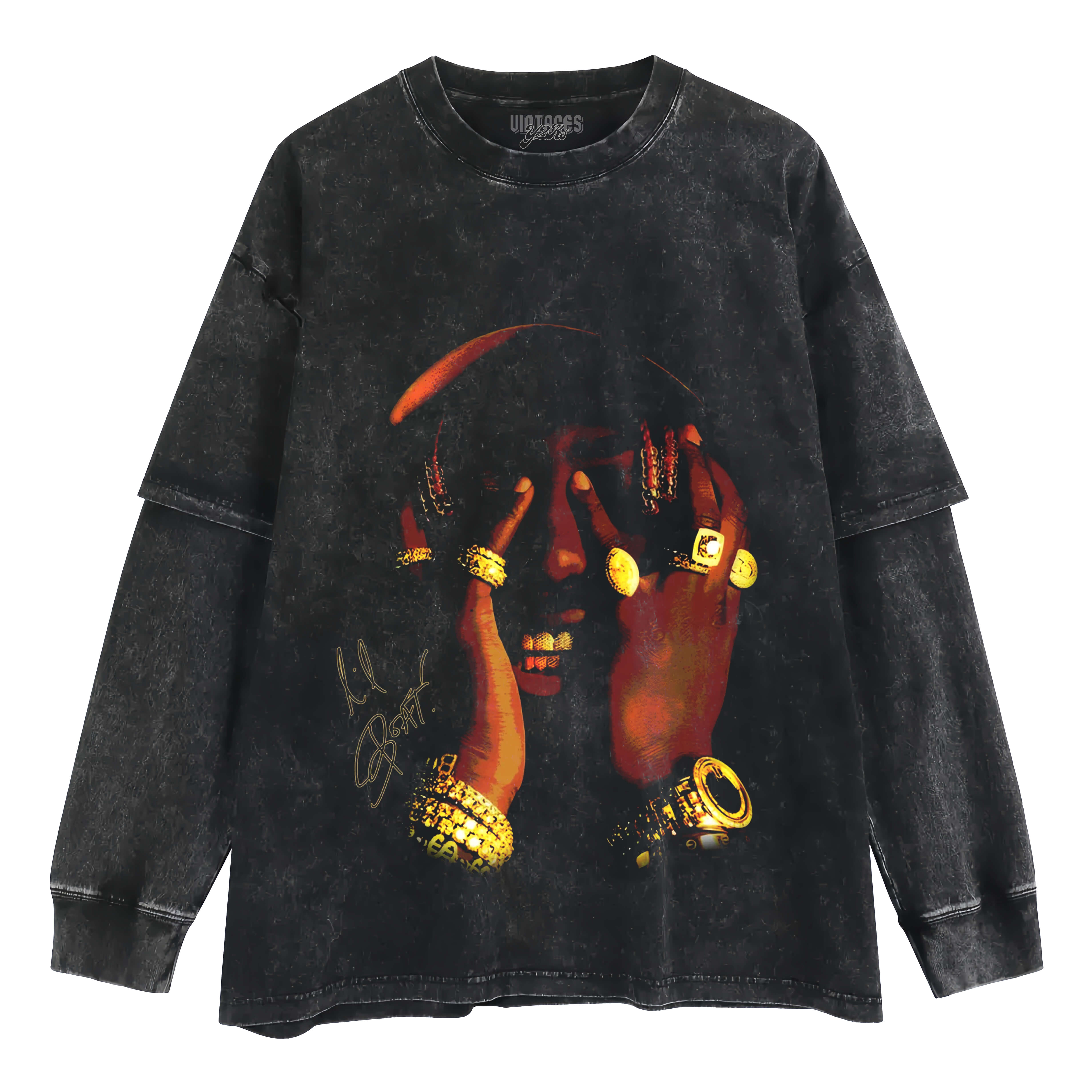 LIL YACHTY GRAPHIC LAYERED LONG SLEEVE