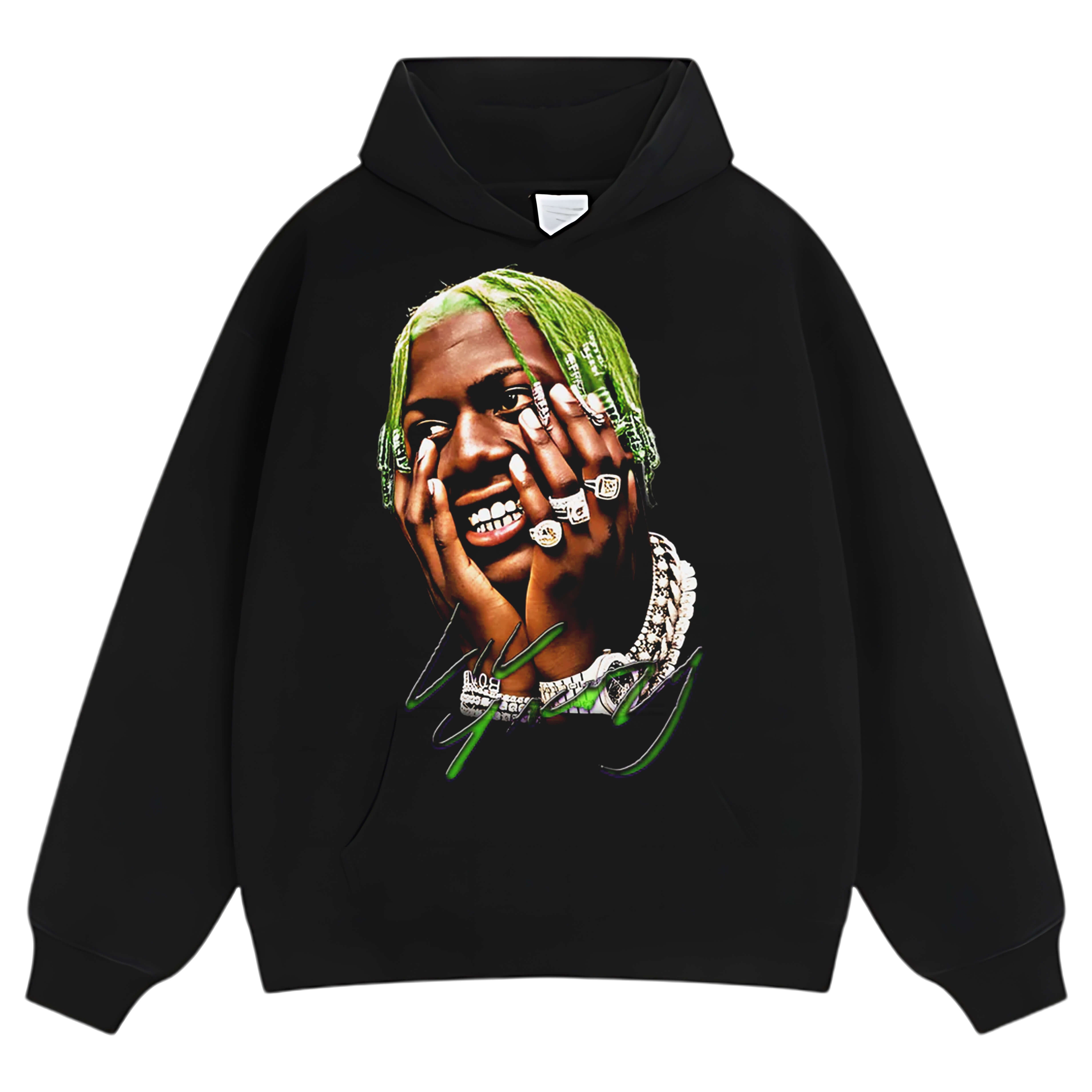 LIL YATCHY GREEN FACE TEE & LS & HOODIE