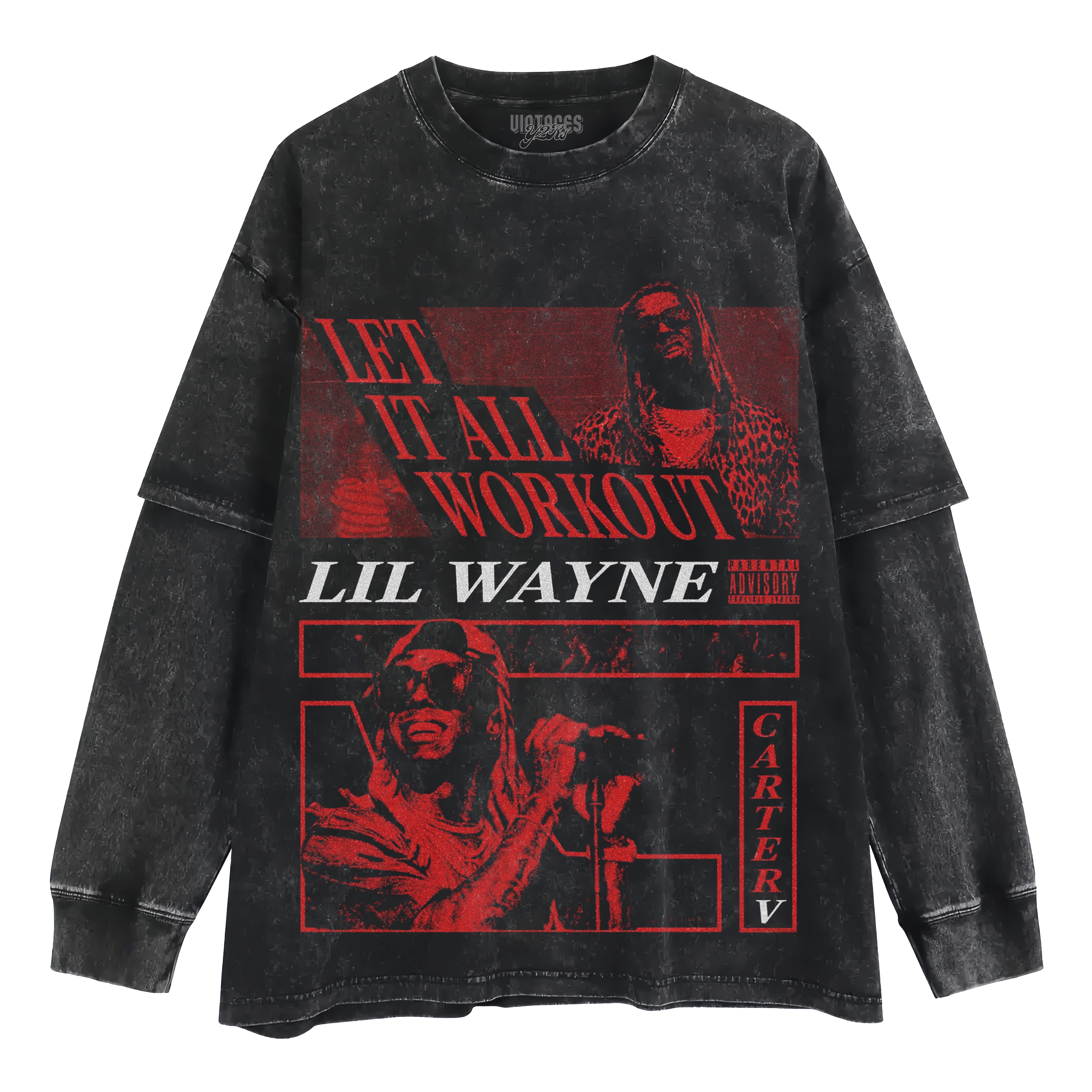 LIL WAYNE - 2026 VINTAGE V2 LAYERED LONG SLEEVE