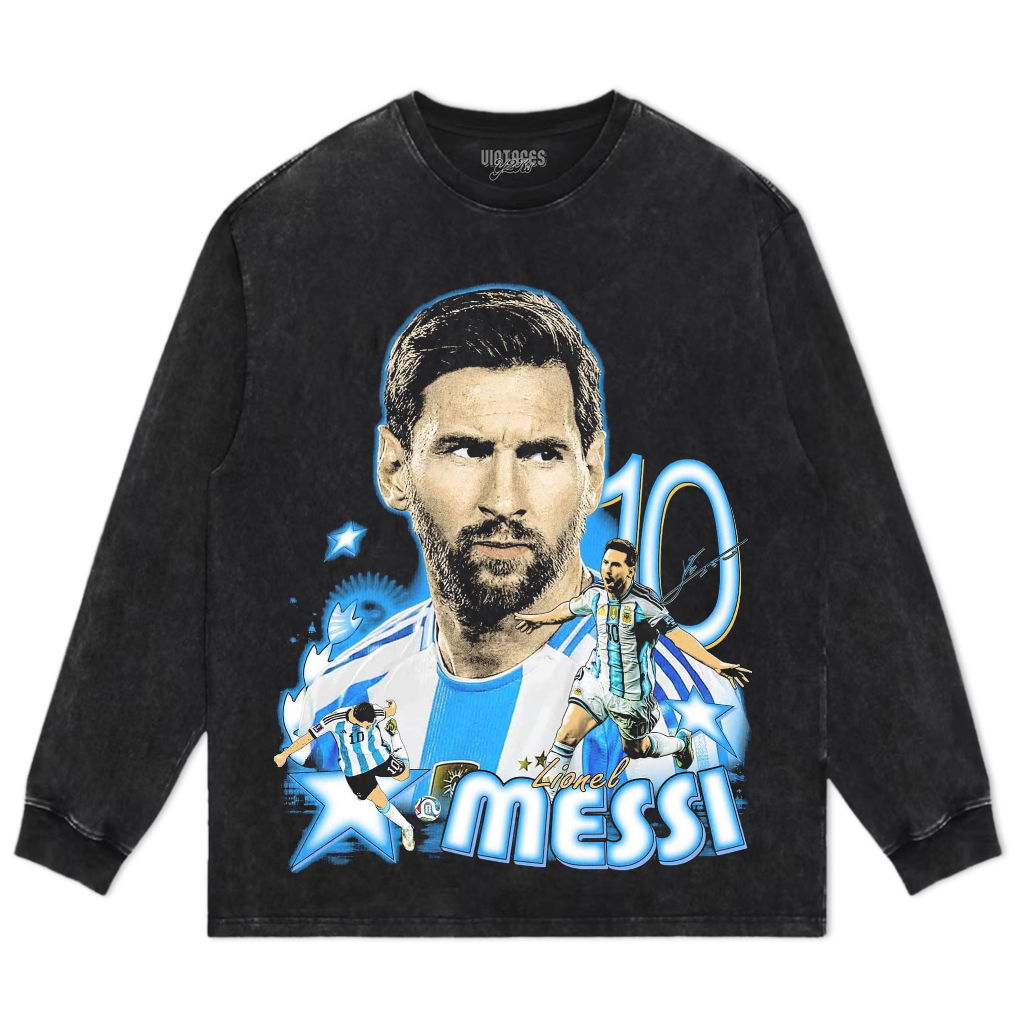LIONEL MESSI 2026 VINTAGE V2 TANK TOP & TEE & LONG SLEEVE & LAYERED LS & HOODIE