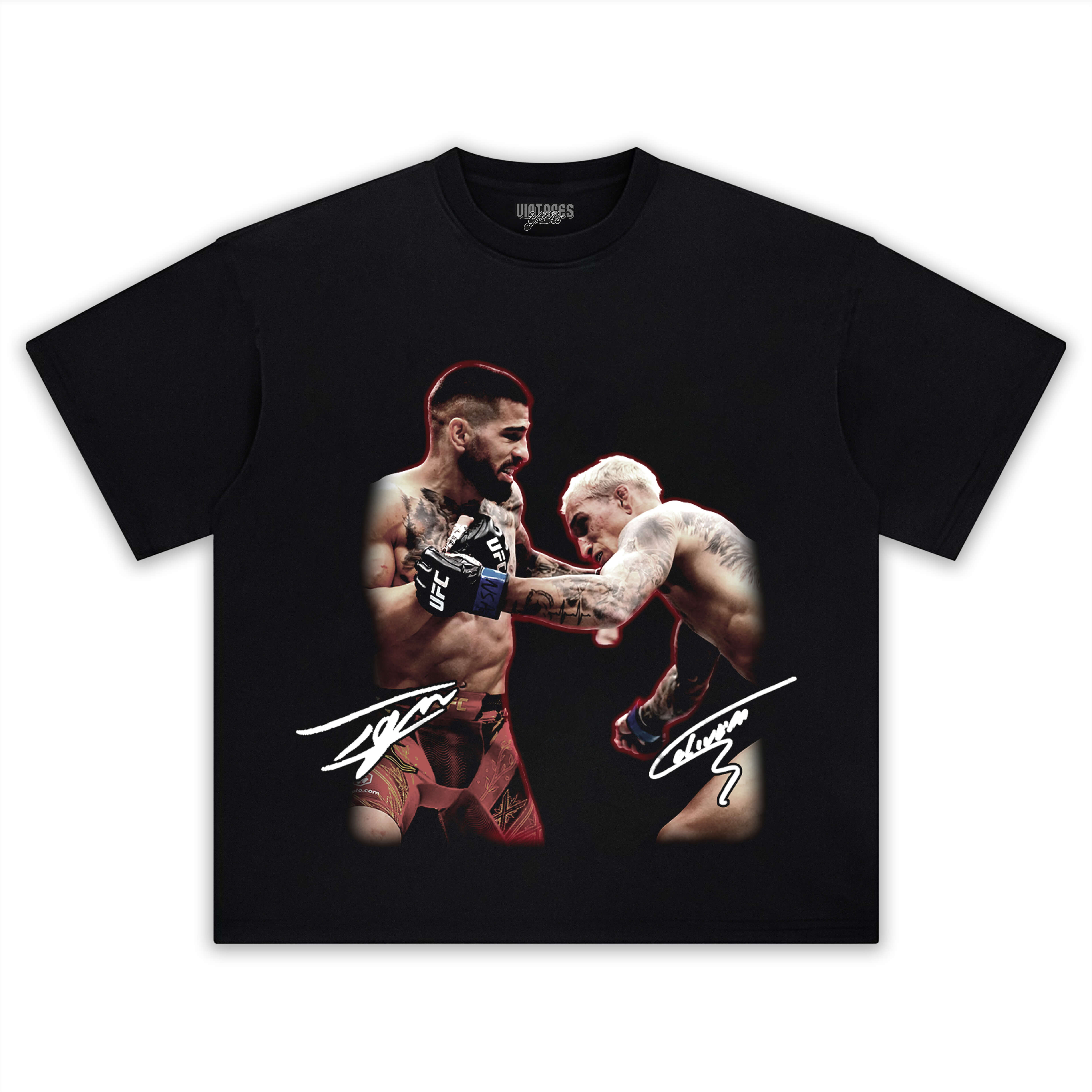 LLIA TOPURIA & CHARLES OLIVEIRA TEE