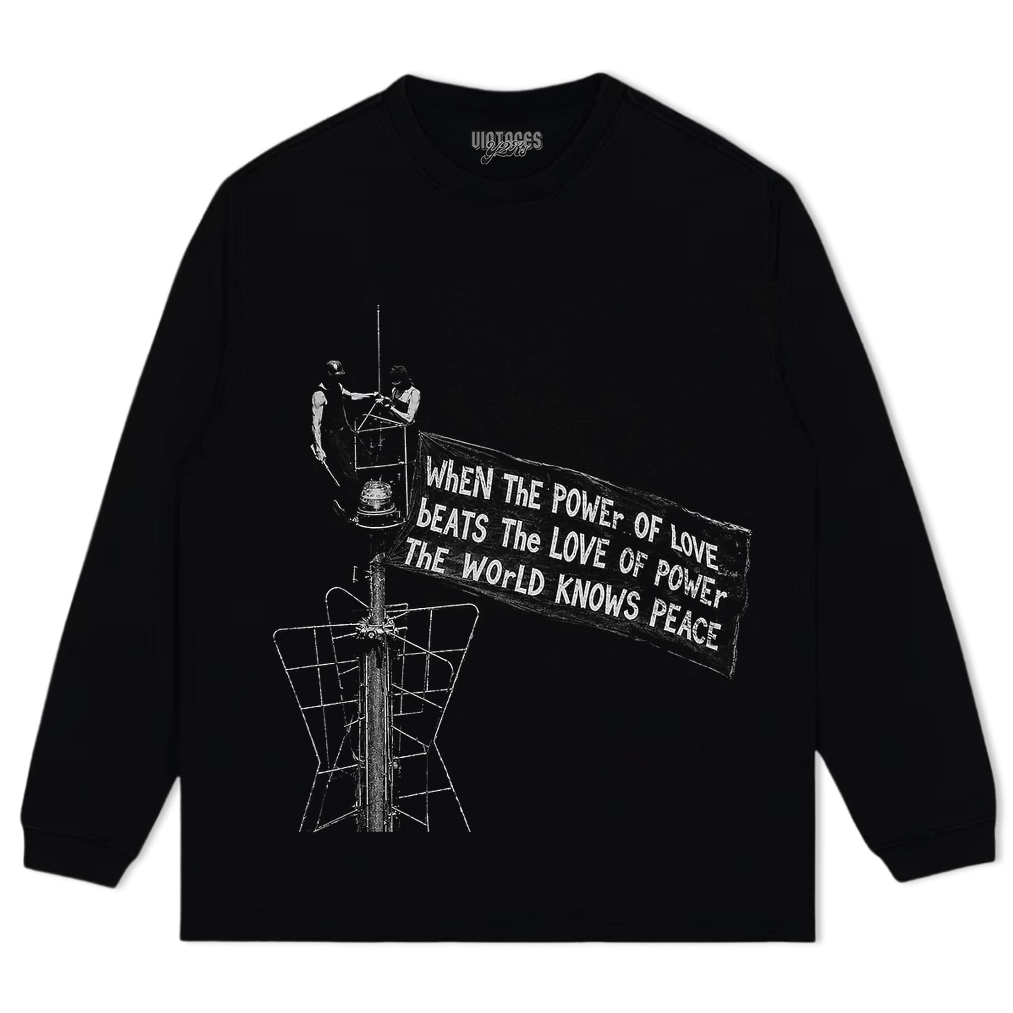 LOVE OVER POWER WORLD PEACE V4 TANK TOP & TEE & LONG SLEEVE & LAYERED LS & HOODIE