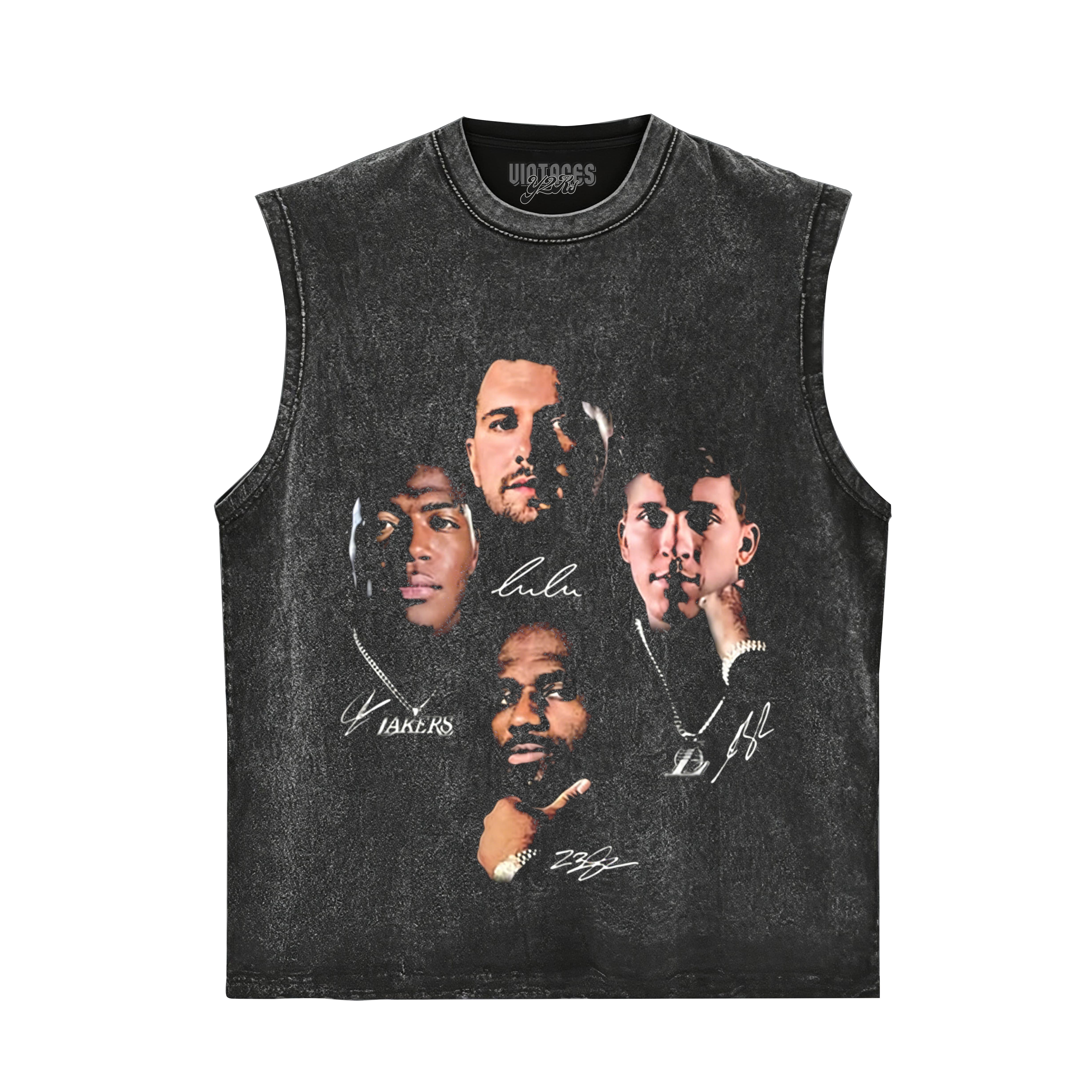 LUKA DONCIC, LEBRON JAMES, AUSTIN REAVES & RUI HACHIMURA RECORDS TANK TOP