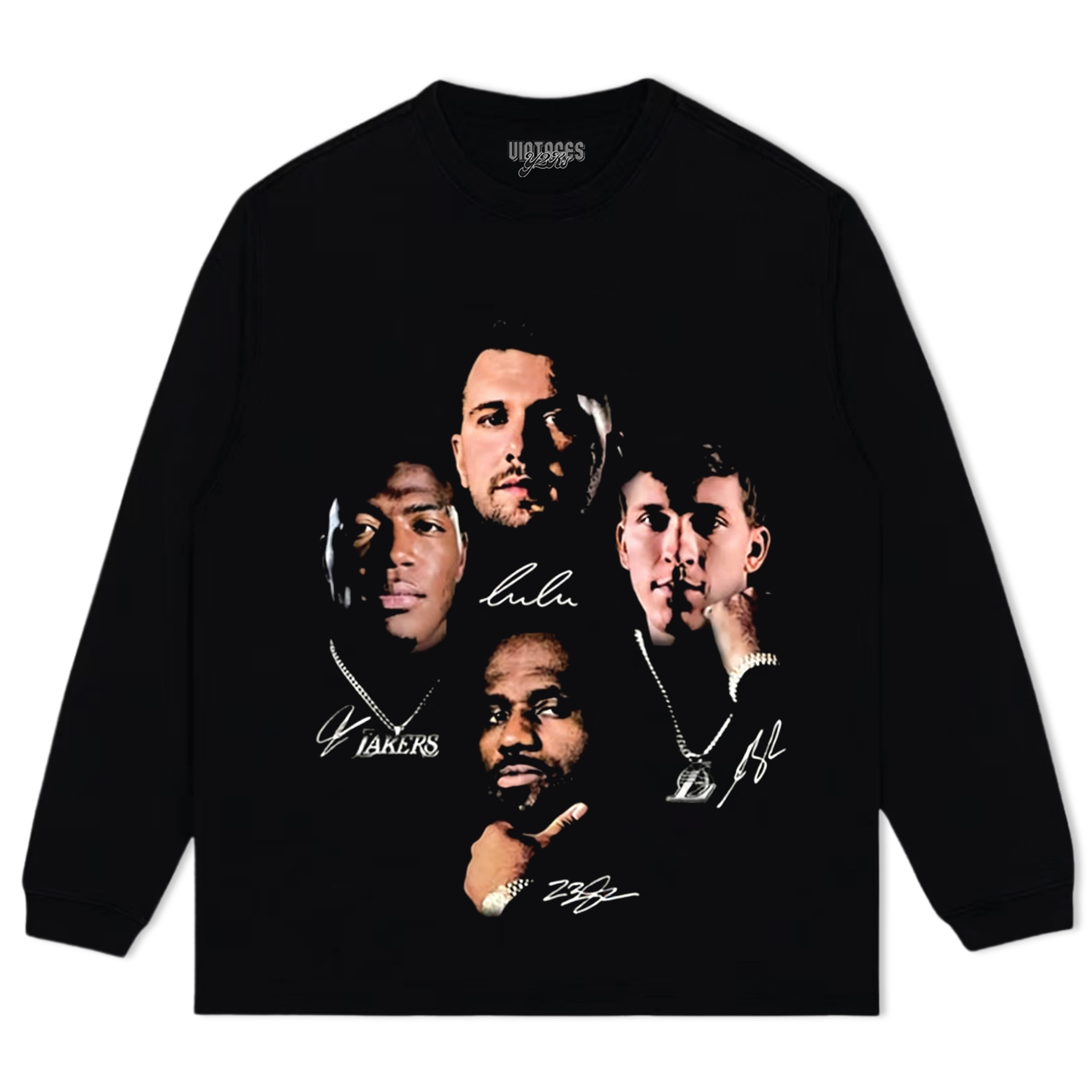 LUKA DONCIC, LEBRON JAMES, AUSTIN REAVES & RUI HACHIMURA RECORDS TEE & LS & HOODIE