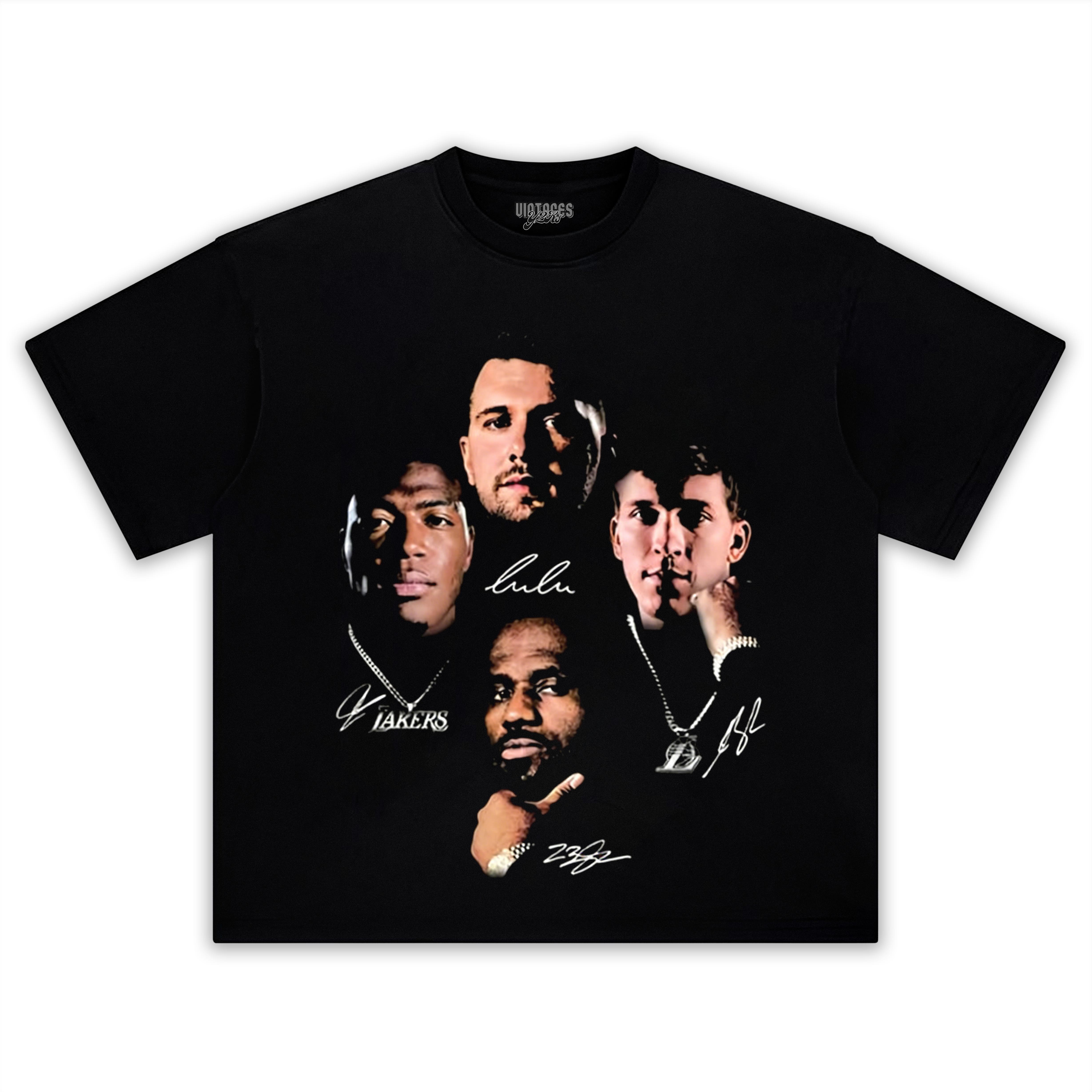 LUKA DONCIC, LEBRON JAMES, AUSTIN REAVES & RUI HACHIMURA RECORDS TEE & LS & HOODIE