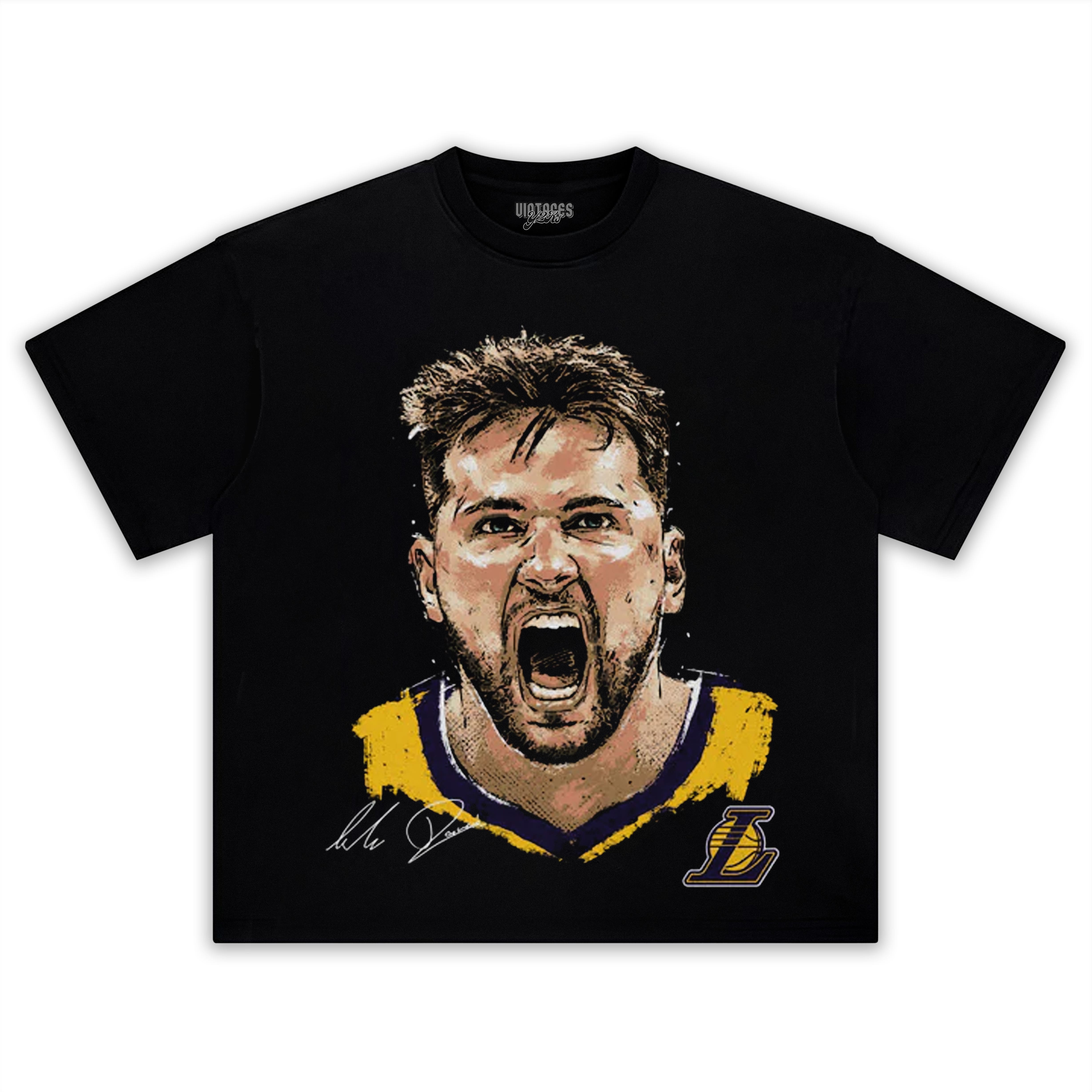 LUKA DONCIC LOS ANGELES LAKERS SCREAM TEE & LS & HOODIE