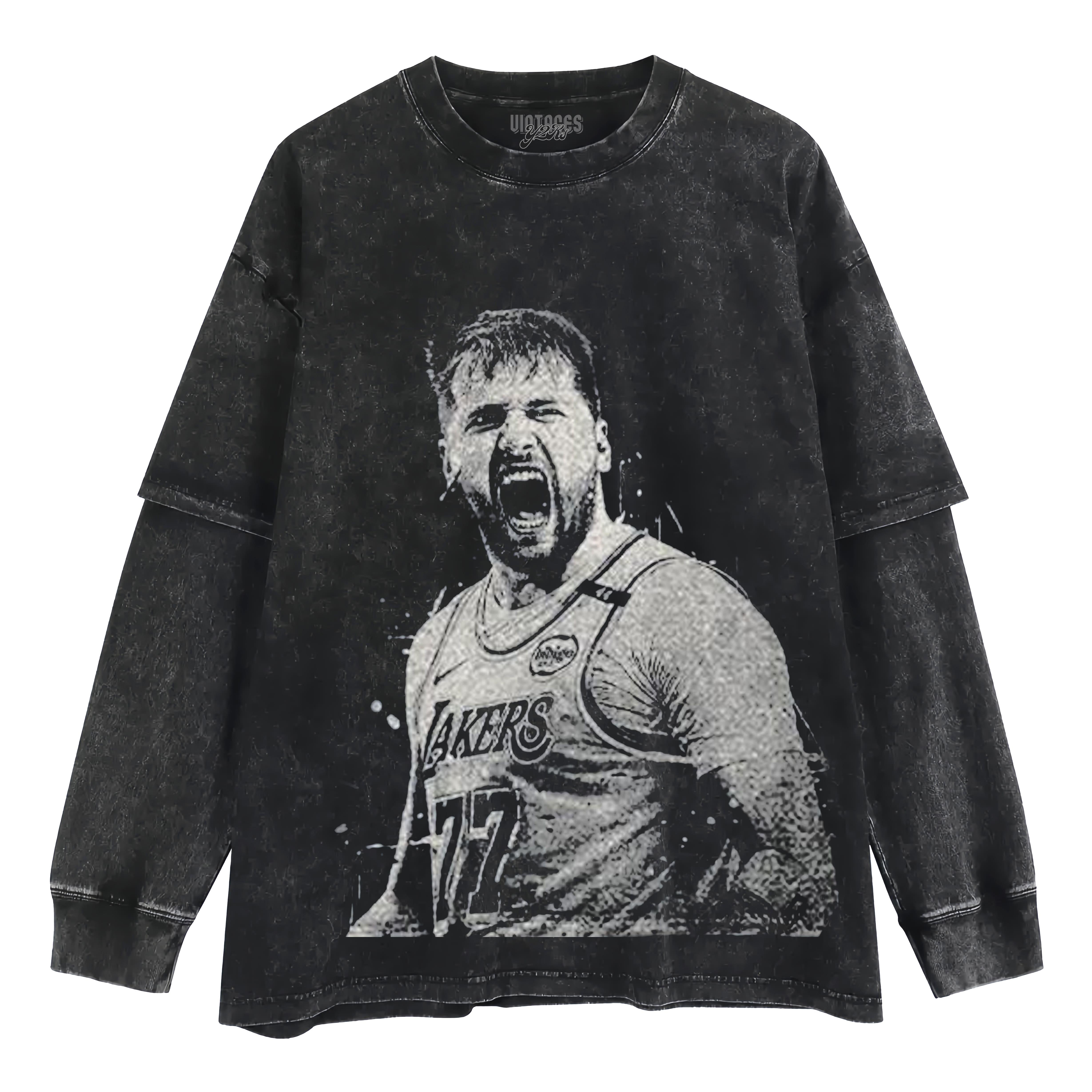 LUKA DONCIC VINTAGE LAYERED LONG SLEEVE