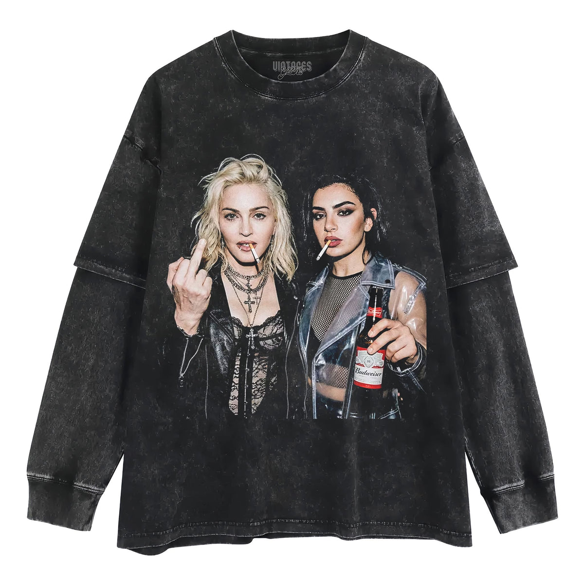 MADONNA & CHARLI XCX V2 TANK TOP & TEE & LONG SLEEVE & LAYERED LS & HOODIE