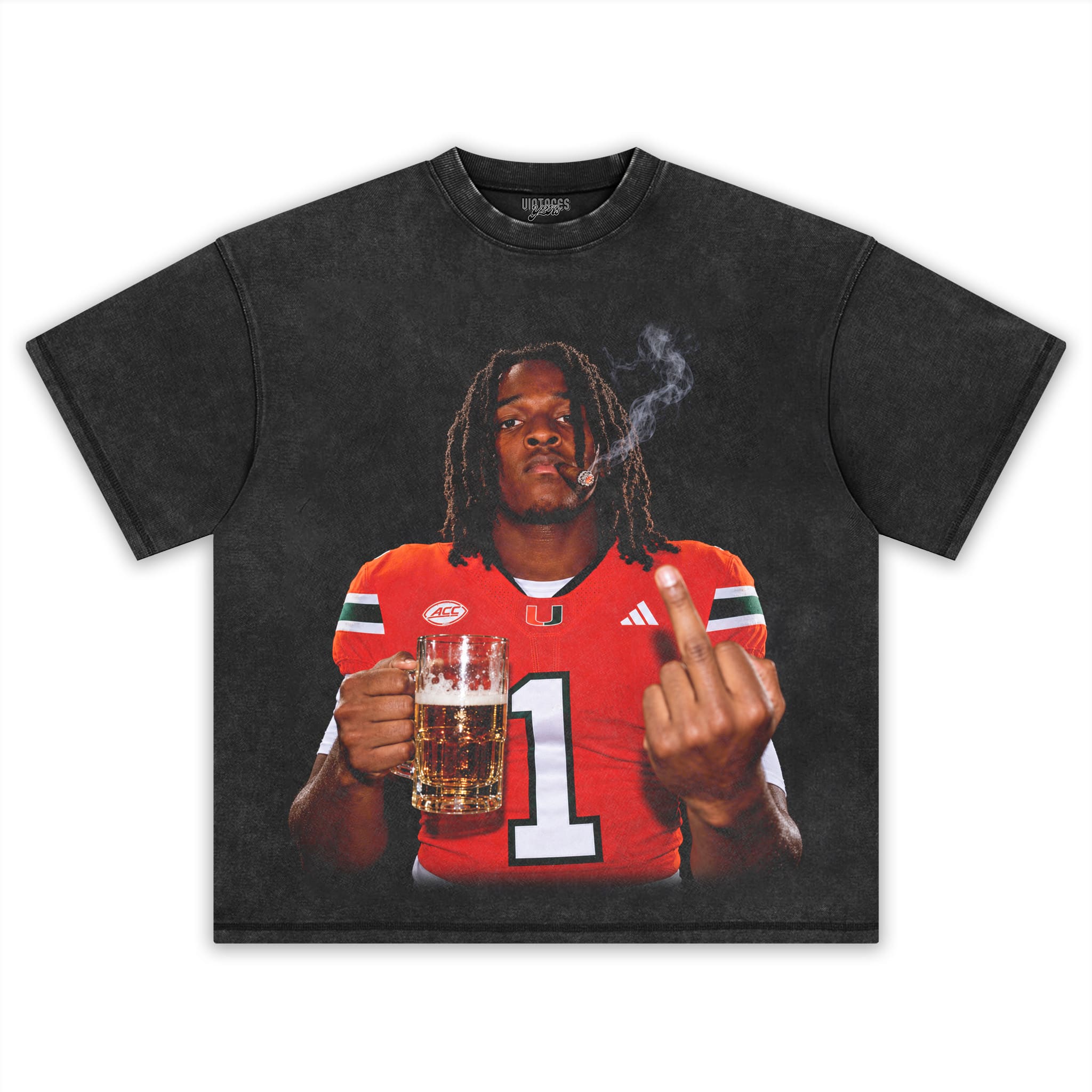 MALACHI TONEY - MIDDLE FINGER TANK TOP & TEE & LONG SLEEVE & LAYERED LS & HOODIE