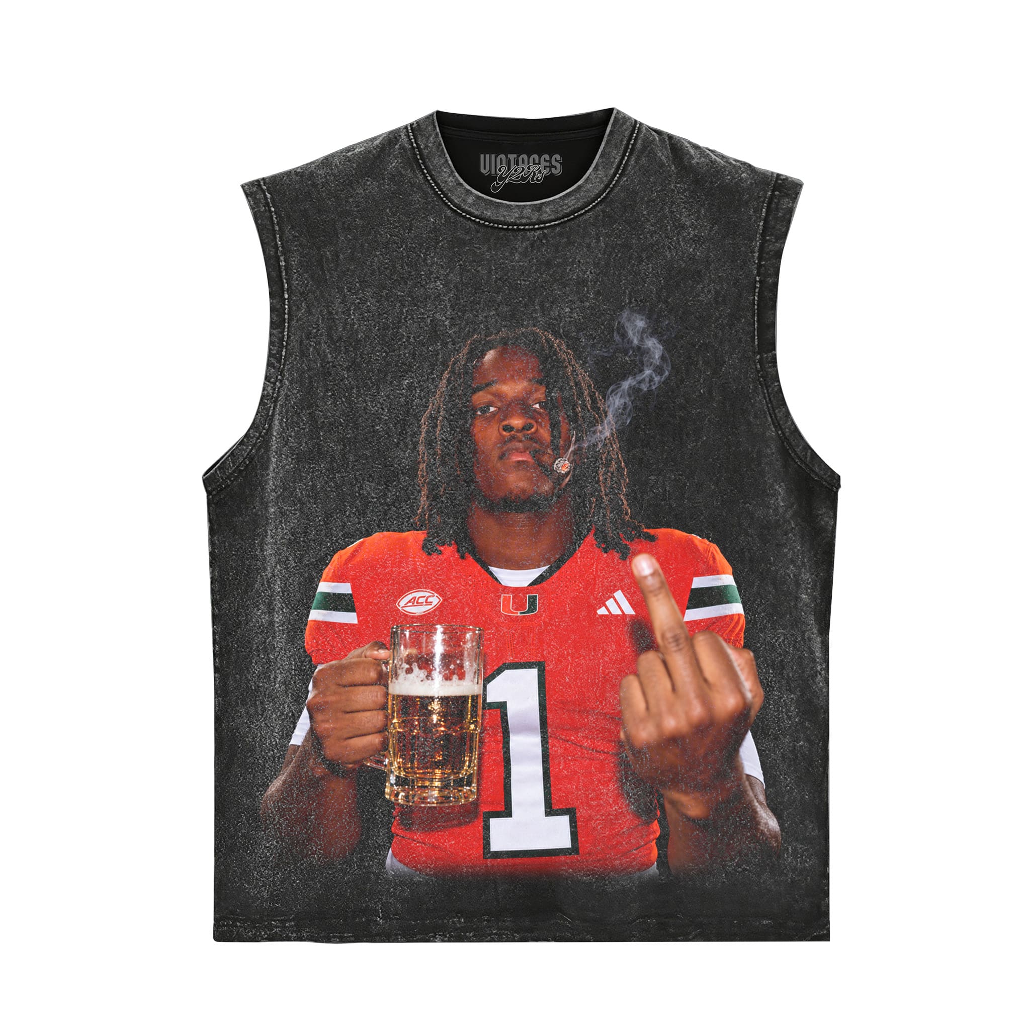 MALACHI TONEY - MIDDLE FINGER TANK TOP & TEE & LONG SLEEVE & LAYERED LS & HOODIE