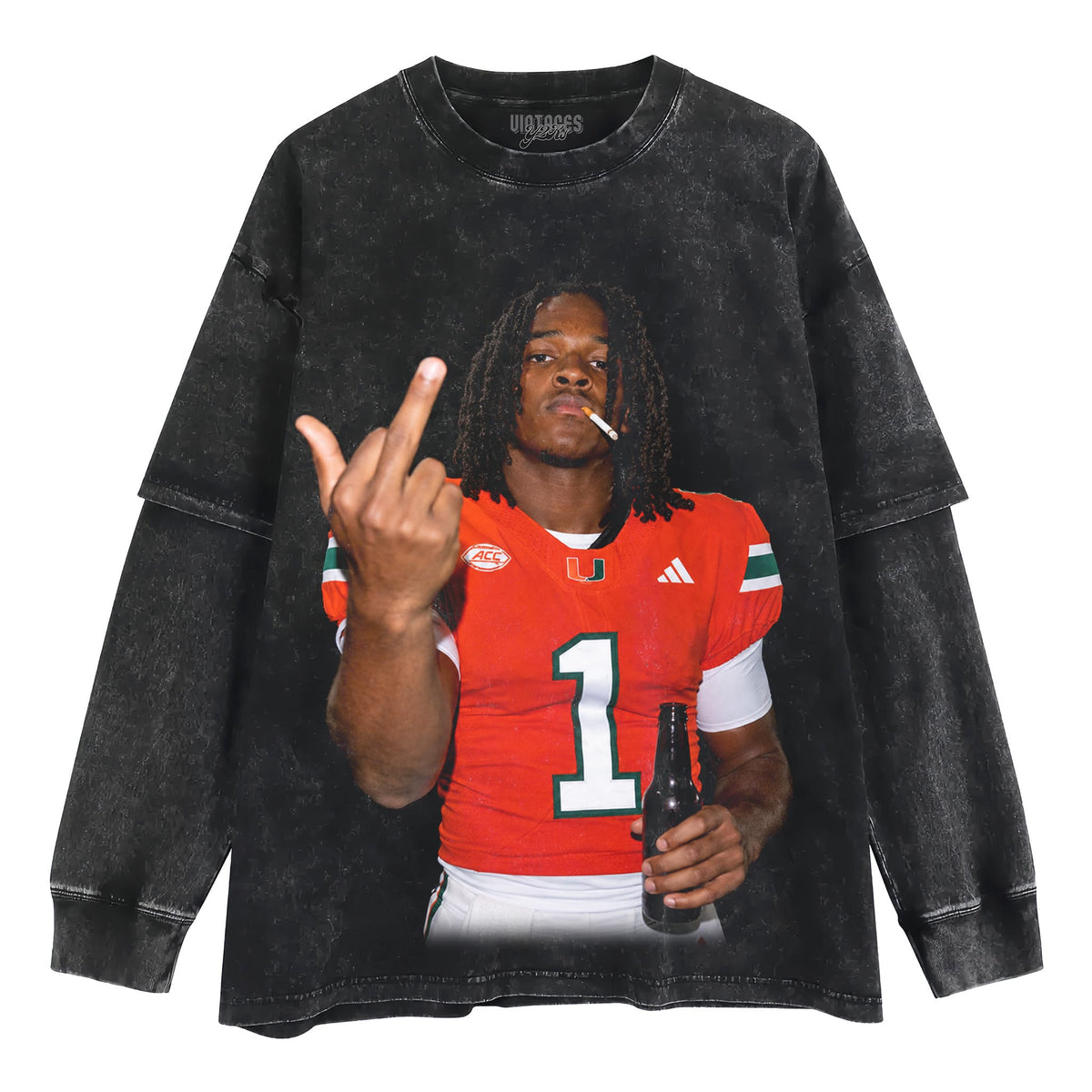 MALACHI TONEY - MIDDLE FINGER V2 TANK TOP & TEE & LONG SLEEVE & LAYERED LS & HOODIE