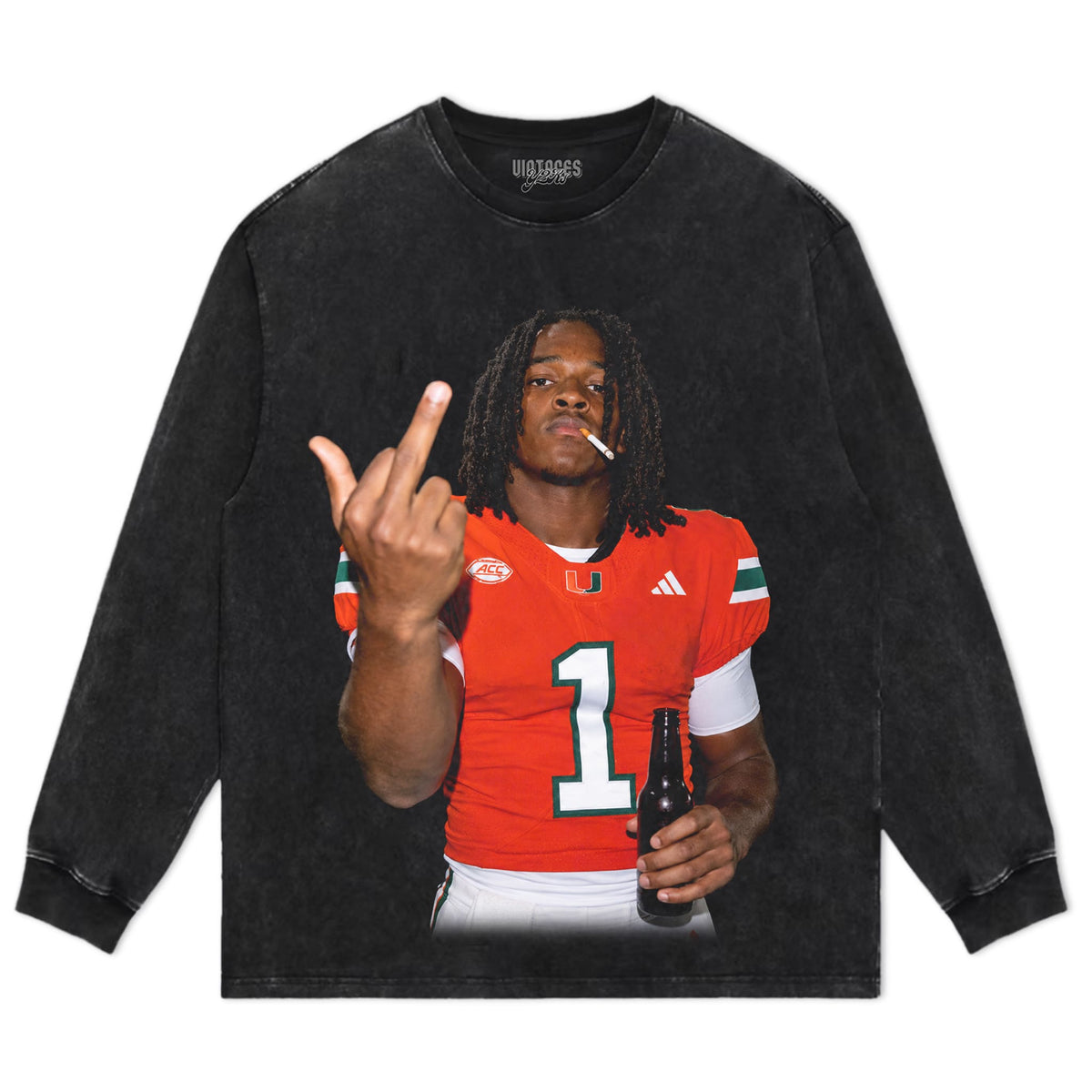 MALACHI TONEY - MIDDLE FINGER V2 TANK TOP & TEE & LONG SLEEVE & LAYERED LS & HOODIE