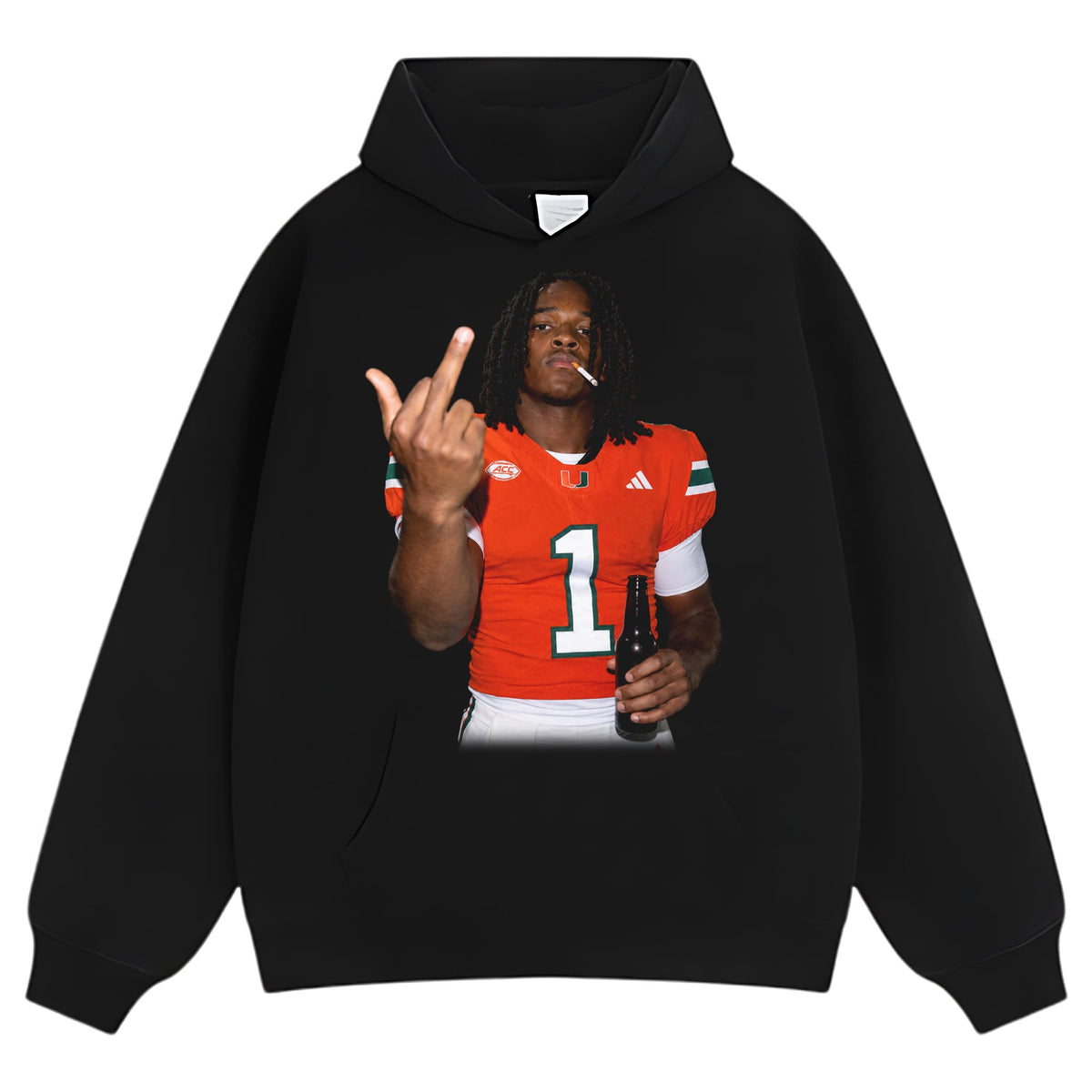 MALACHI TONEY - MIDDLE FINGER V2 TANK TOP & TEE & LONG SLEEVE & LAYERED LS & HOODIE