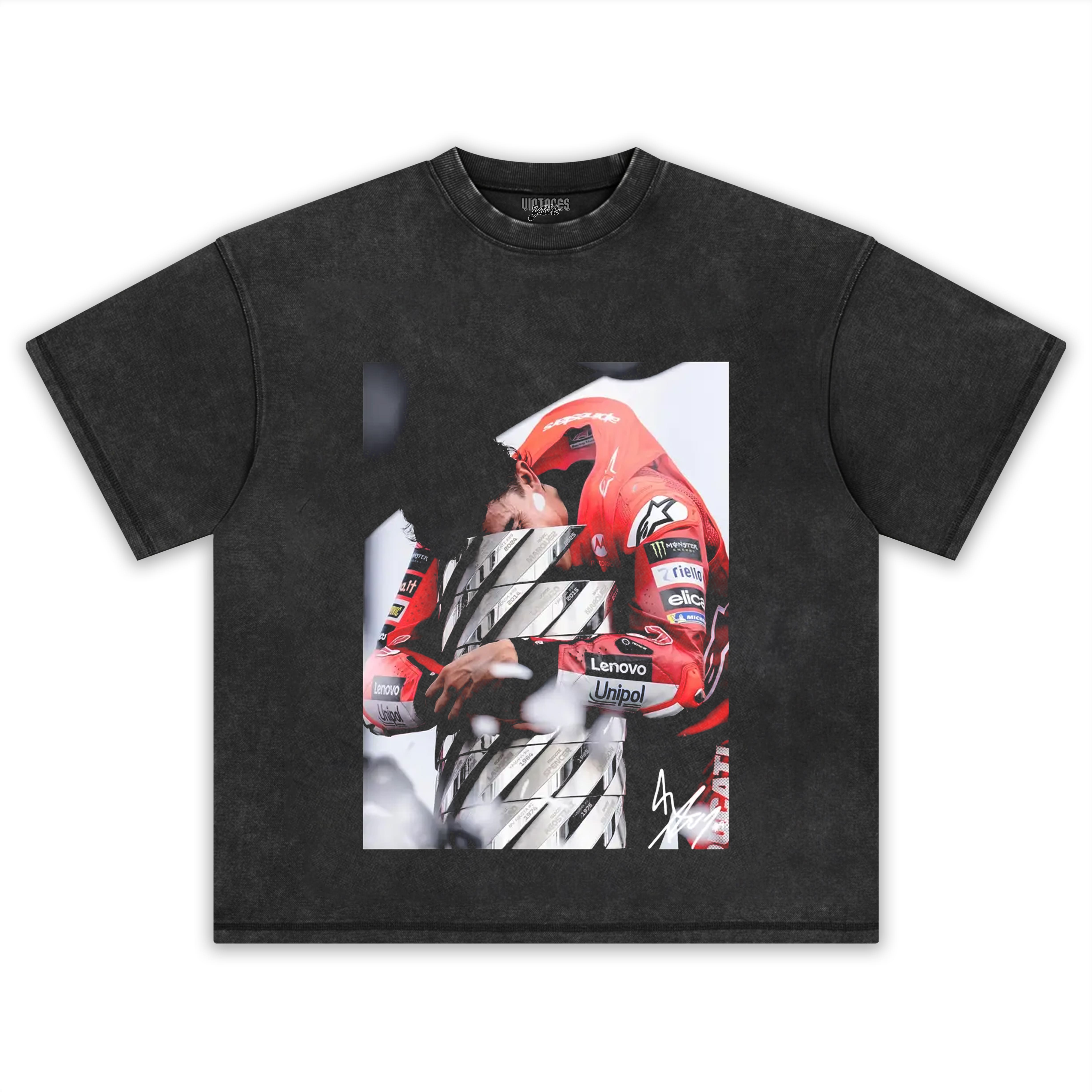 MARC MARQUEZ WITH CHAMPION TEE & LS & HOODIE