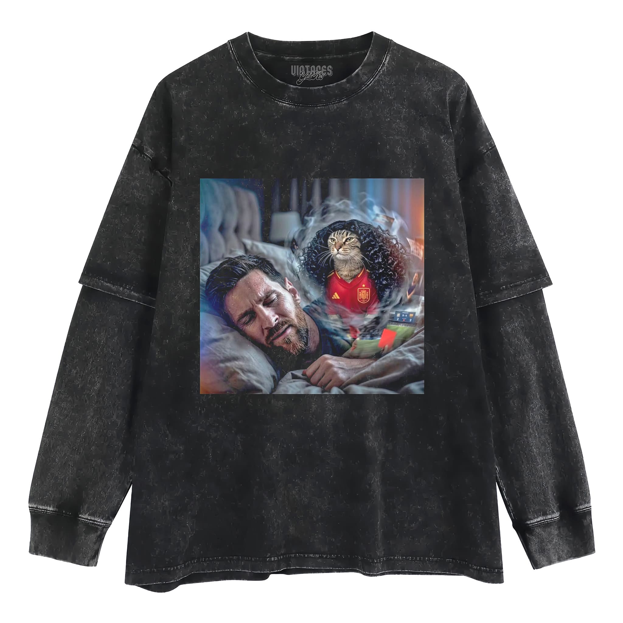 MARC CUCURELLA CAT & MESSI FUNNY TANK TOP & TEE & LONG SLEEVE & LAYERED LS & HOODIE