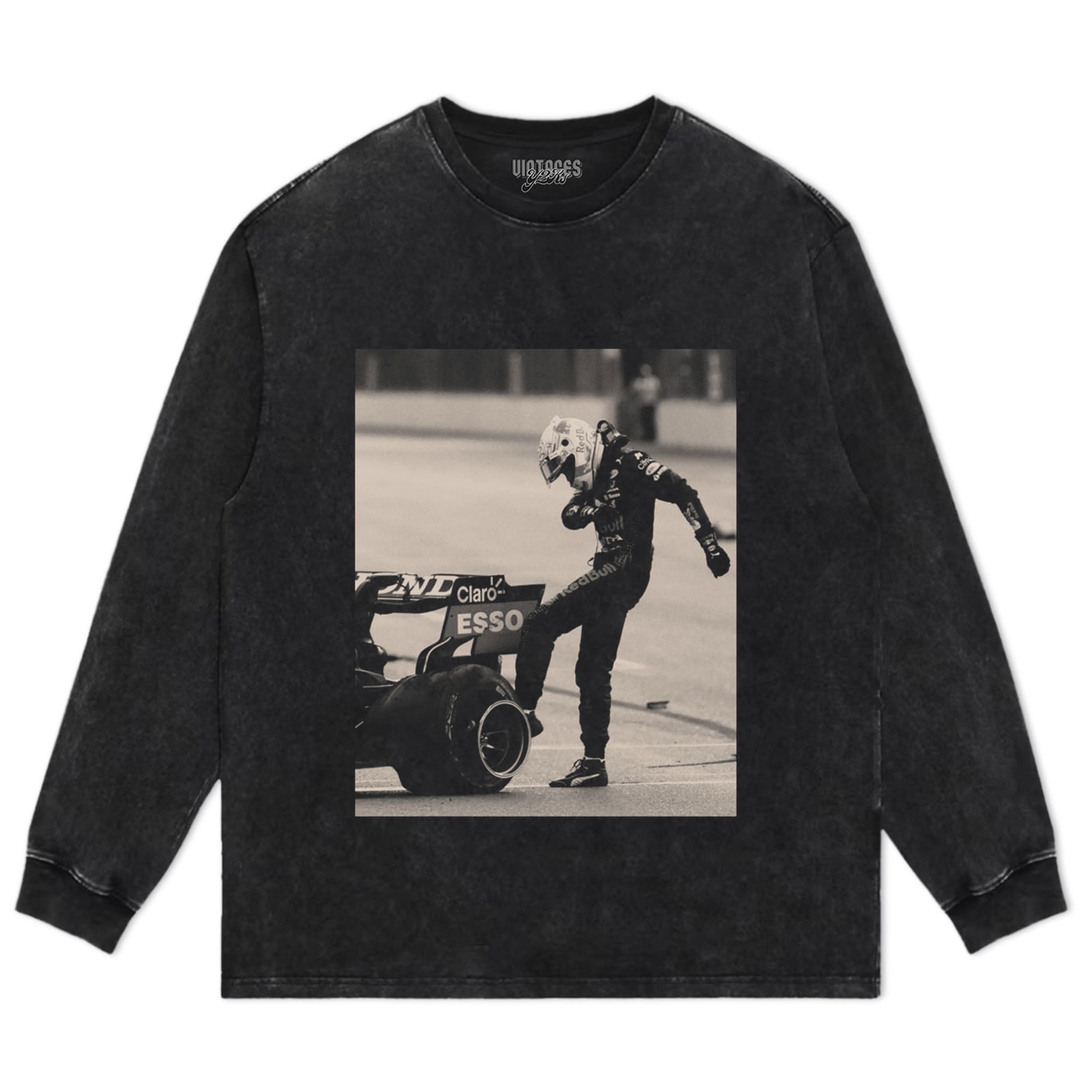 MAX VERSTAPPEN - KICK THE TIRES TANK TOP & TEE & LONG SLEEVE & LAYERED LS & HOODIE