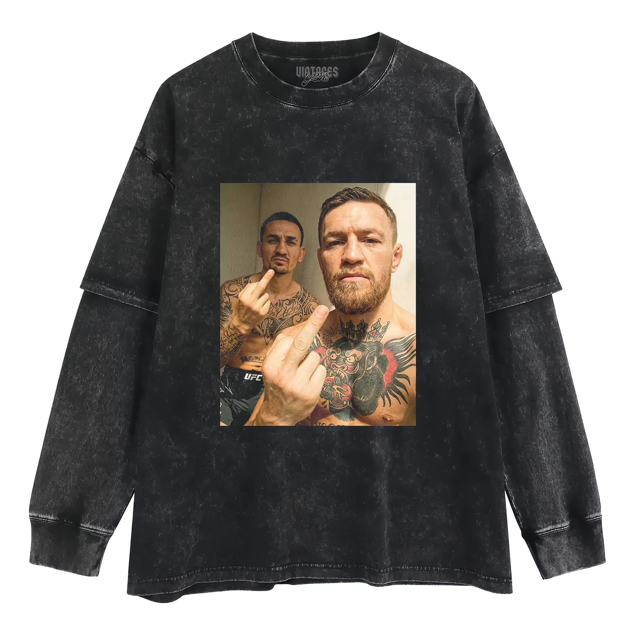 MAX HOLLOWAY & CONOR MCGREGOR 2026 V2 TANK TOP & TEE & LONG SLEEVE & LAYERED LS & HOODIE