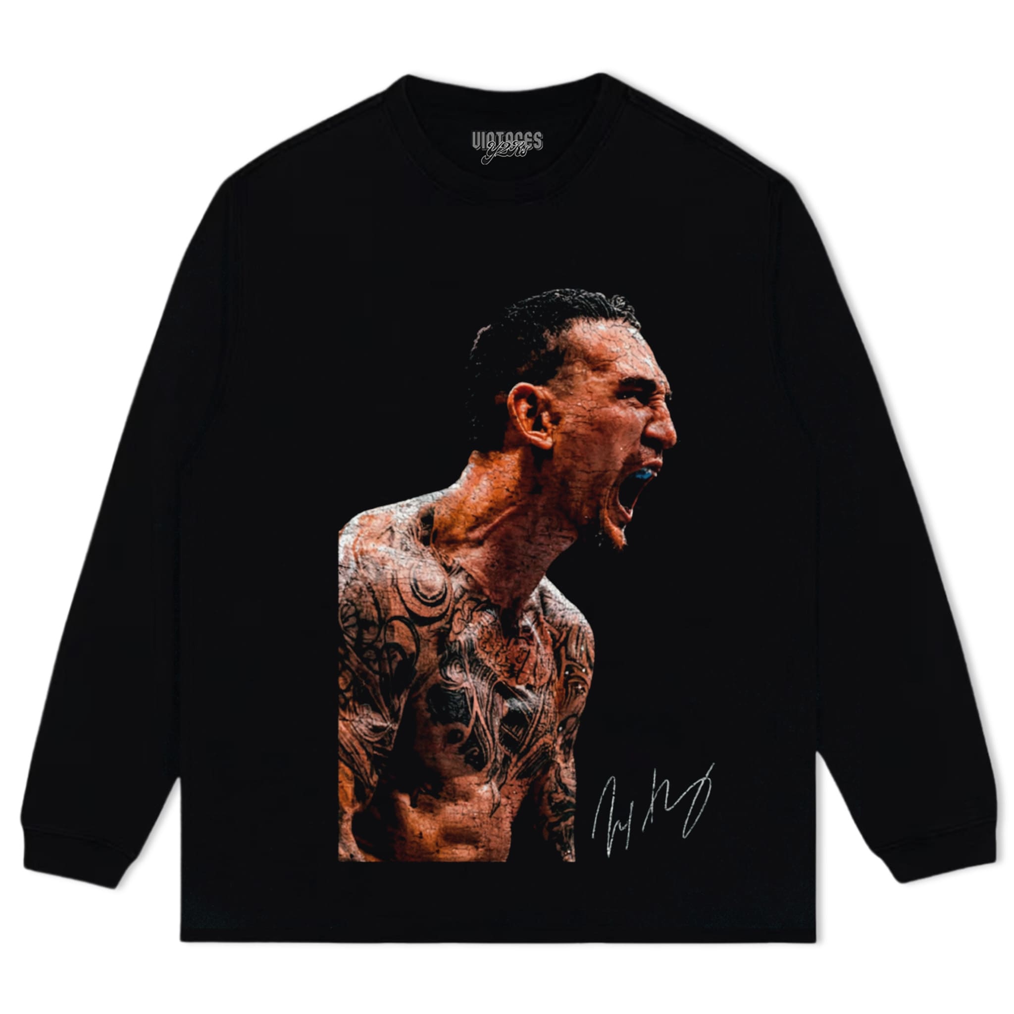 MAX HOLLOWAY VINTAGE MMA FIGHTER V2 TANK TOP & TEE & LONG SLEEVE & LAYERED LS & HOODIE