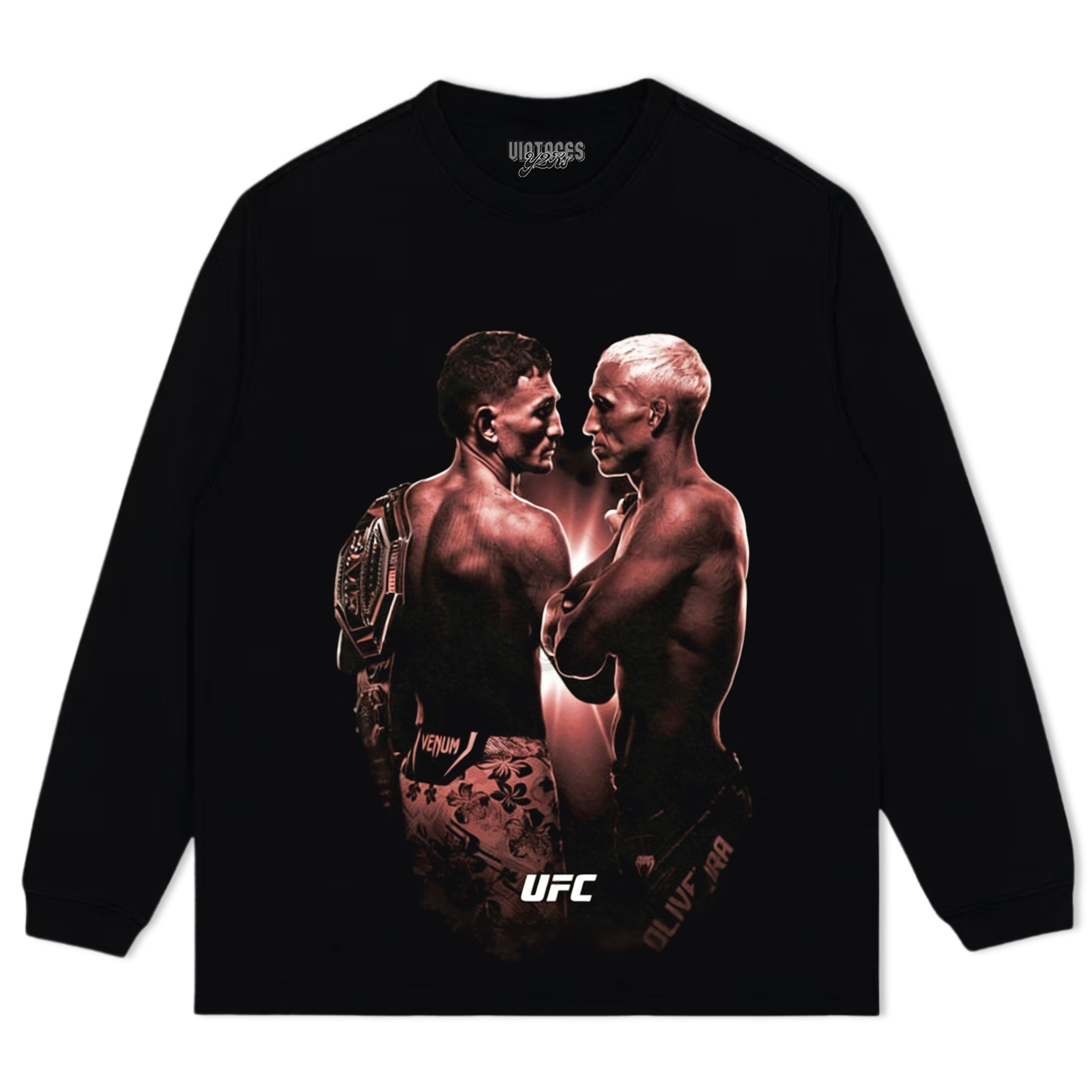 MAX HOLLOWAY VS CHARLES OLIVEIRA UFC 326 MATCHUP TEE & LS & HOODIE