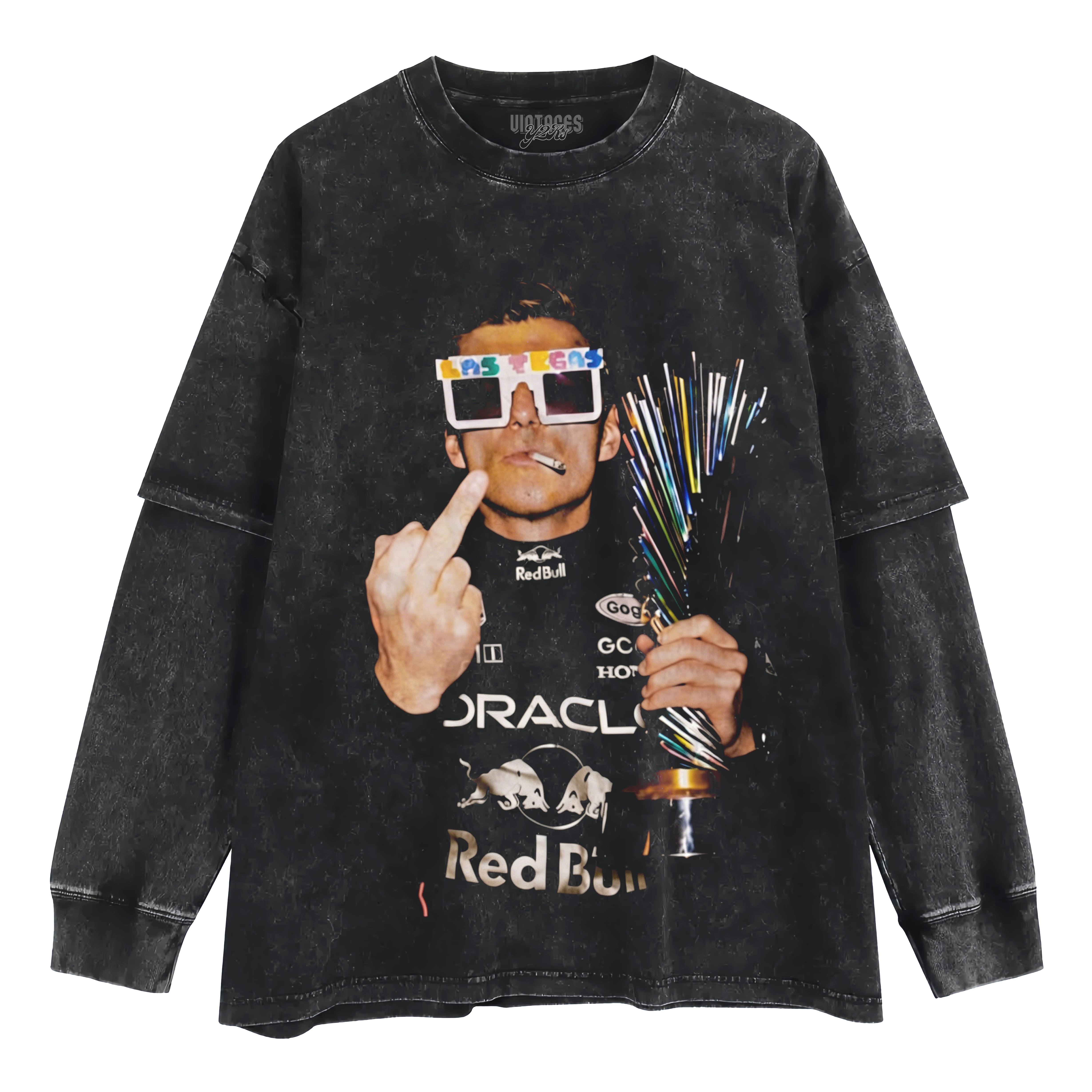 MAX VERSTAPPEN 2026 MIDDLE FINGER TANK TOP & TEE & LONG SLEEVE & LAYERED LS & HOODIE