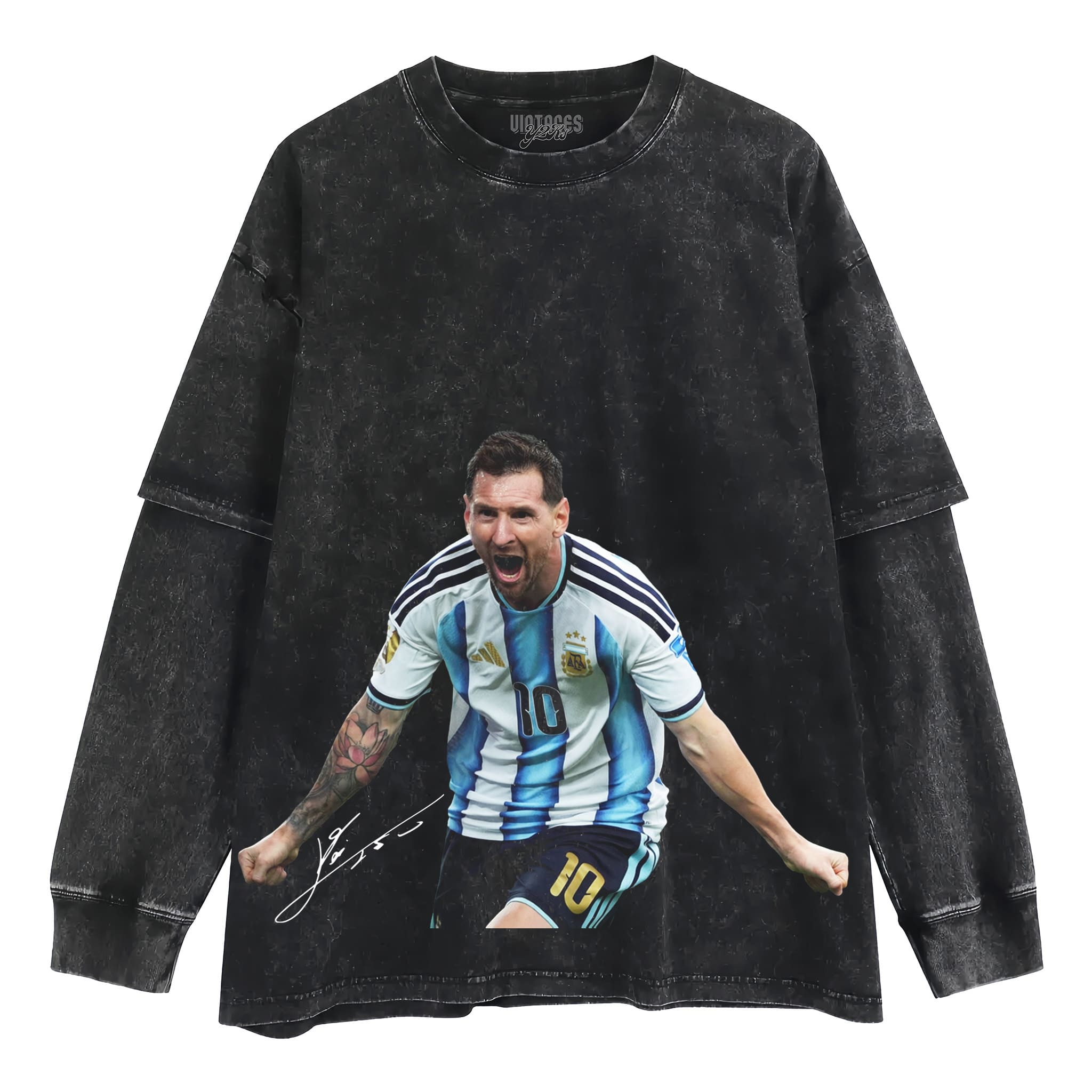 MESSI - BREAKS WORLD CUP GOALS RECORD TANK TOP & TEE & LONG SLEEVE & LAYERED LS & HOODIE