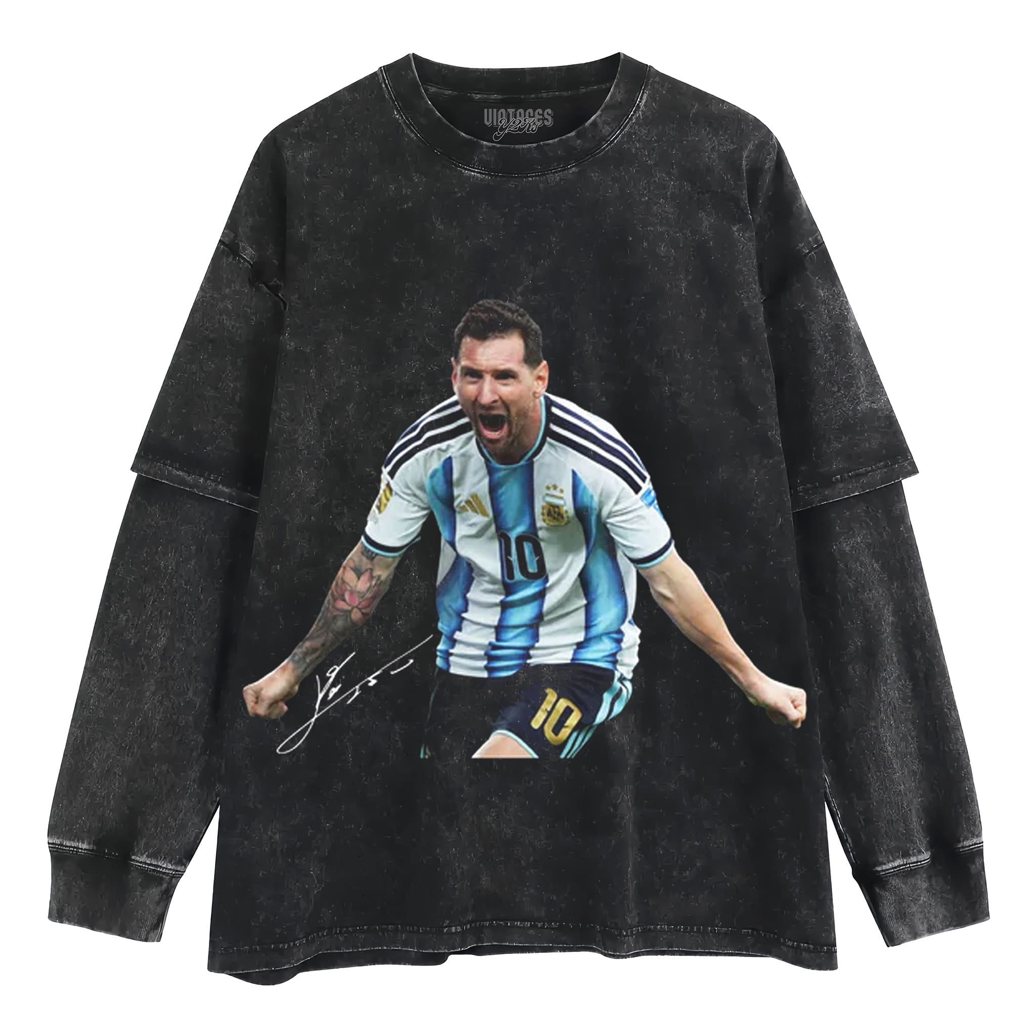 MESSI - BREAKS WORLD CUP GOALS RECORD TANK TOP & TEE & LONG SLEEVE & LAYERED LS & HOODIE