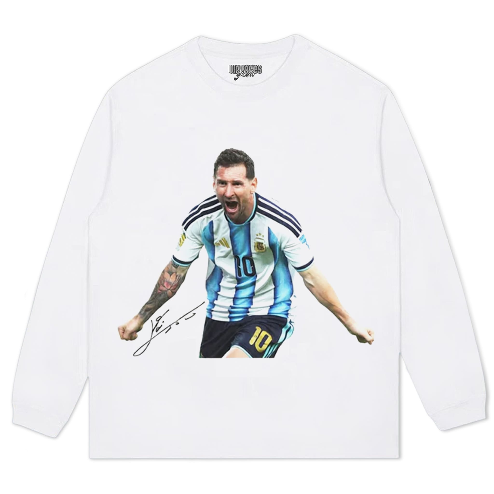 MESSI - BREAKS WORLD CUP GOALS RECORD TANK TOP & TEE & LONG SLEEVE & LAYERED LS & HOODIE