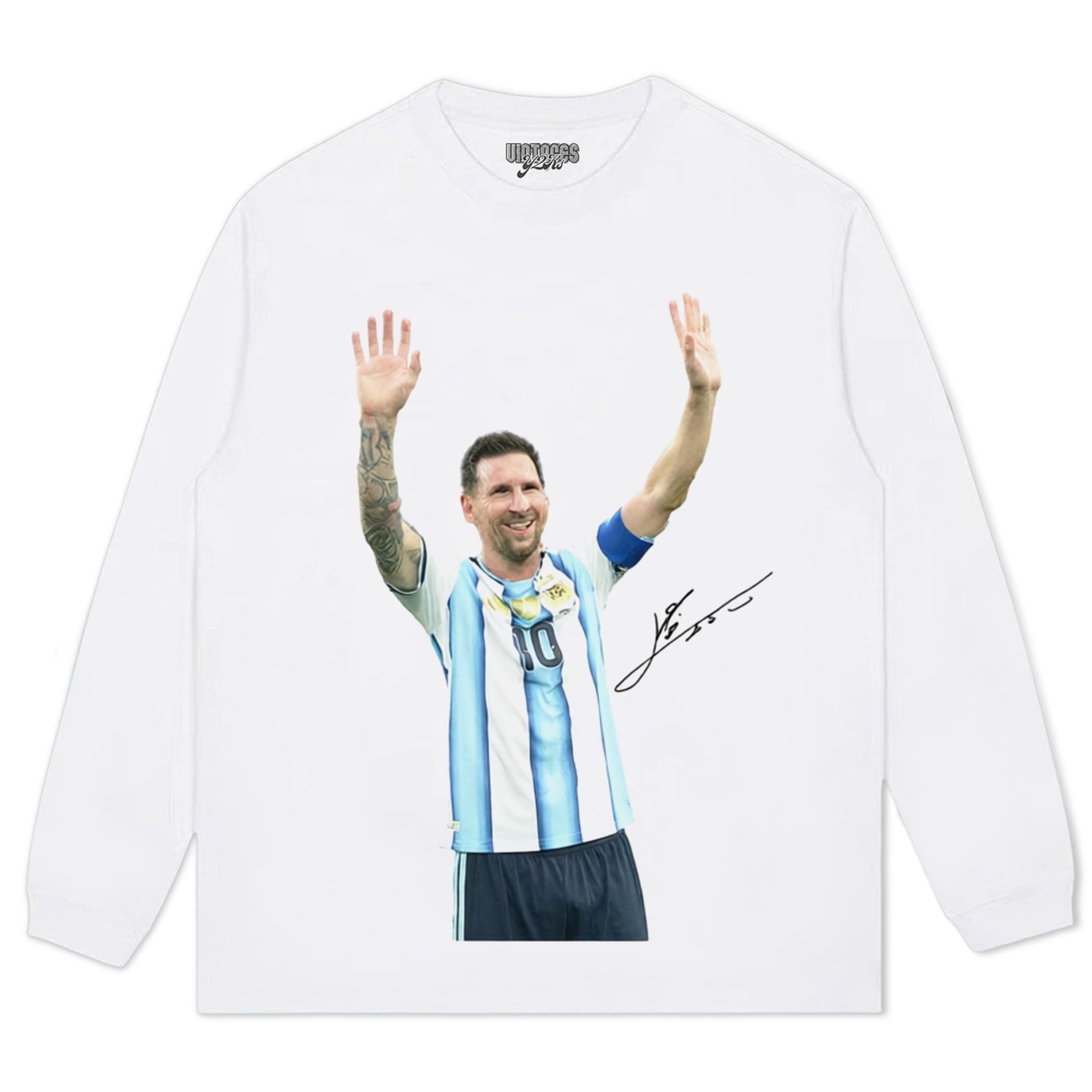 MESSI - BREAKS WORLD CUP GOALS RECORD V2 TANK TOP & TEE & LONG SLEEVE & LAYERED LS & HOODIE