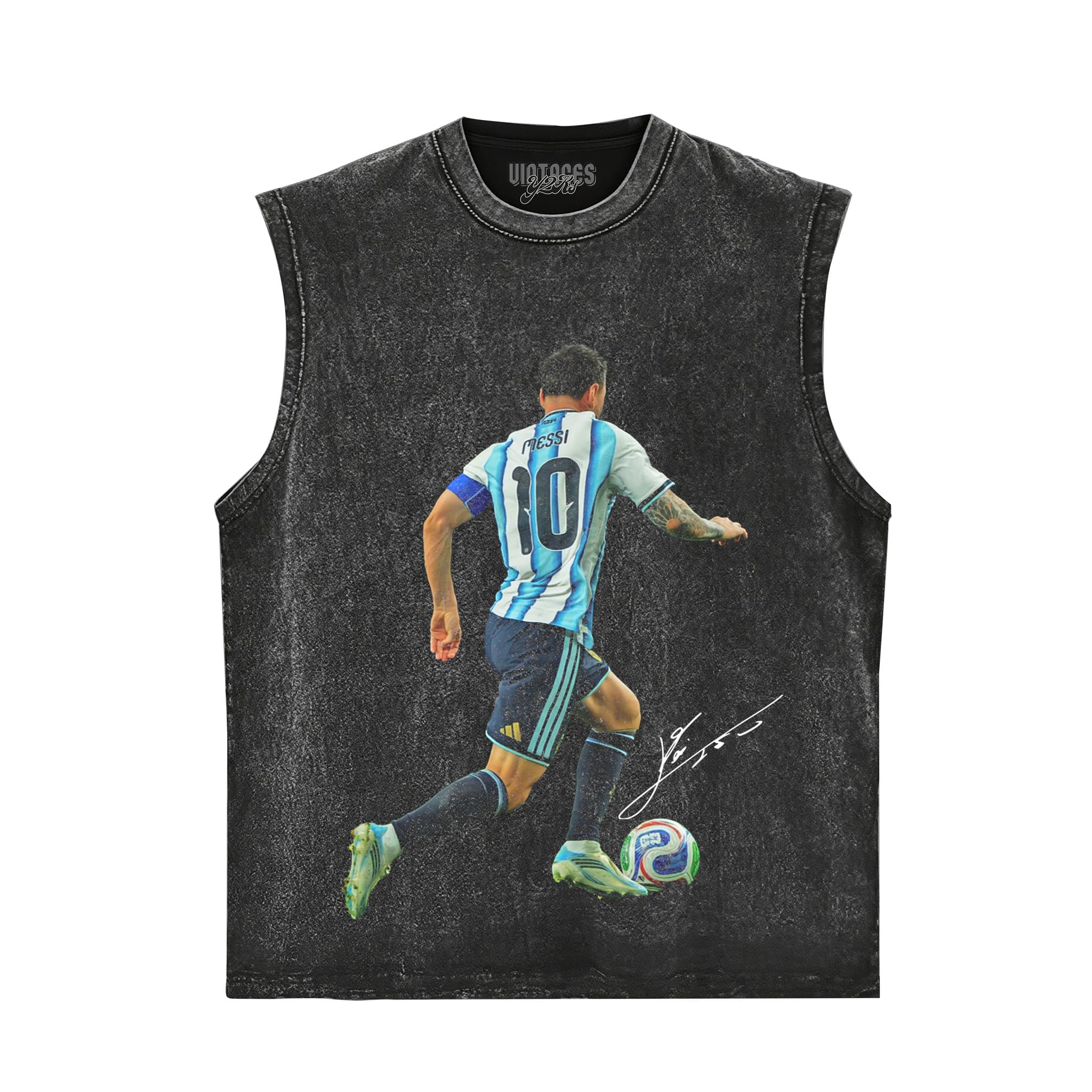 MESSI - BREAKS WORLD CUP GOALS RECORD V3 TANK TOP & TEE & LONG SLEEVE & LAYERED LS & HOODIE