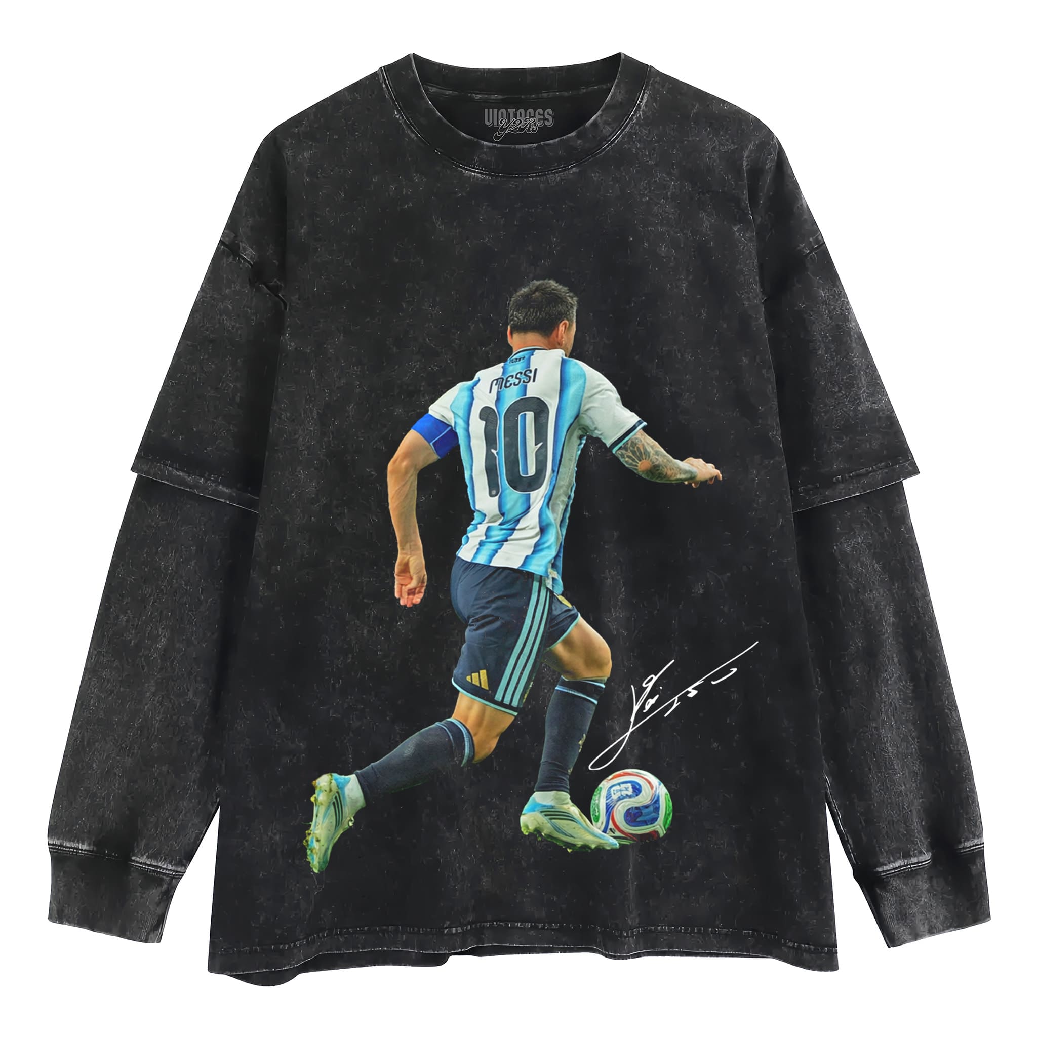 MESSI - BREAKS WORLD CUP GOALS RECORD V3 TANK TOP & TEE & LONG SLEEVE & LAYERED LS & HOODIE