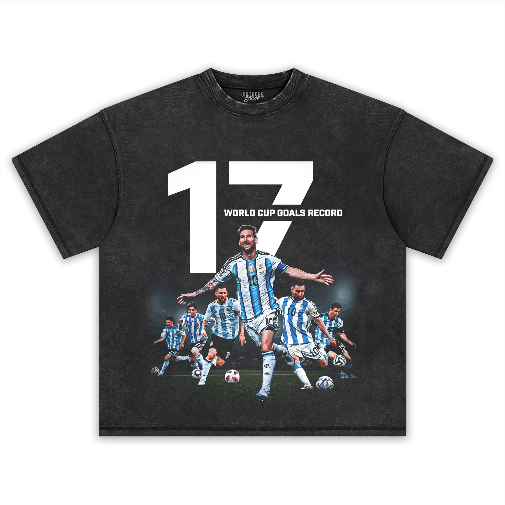 MESSI WORLD CUP GOALS RECORD TANK TOP & TEE & LONG SLEEVE & LAYERED LS & HOODIE
