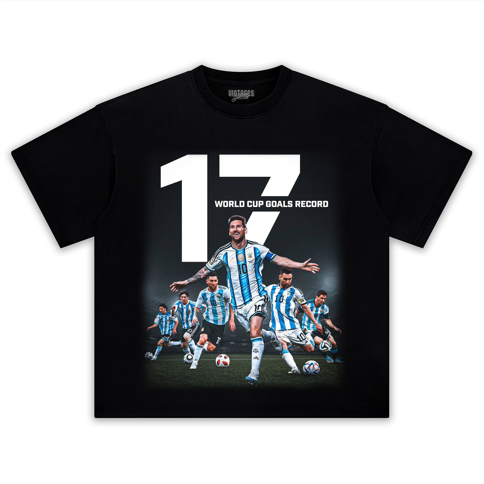 MESSI WORLD CUP GOALS RECORD TANK TOP & TEE & LONG SLEEVE & LAYERED LS & HOODIE