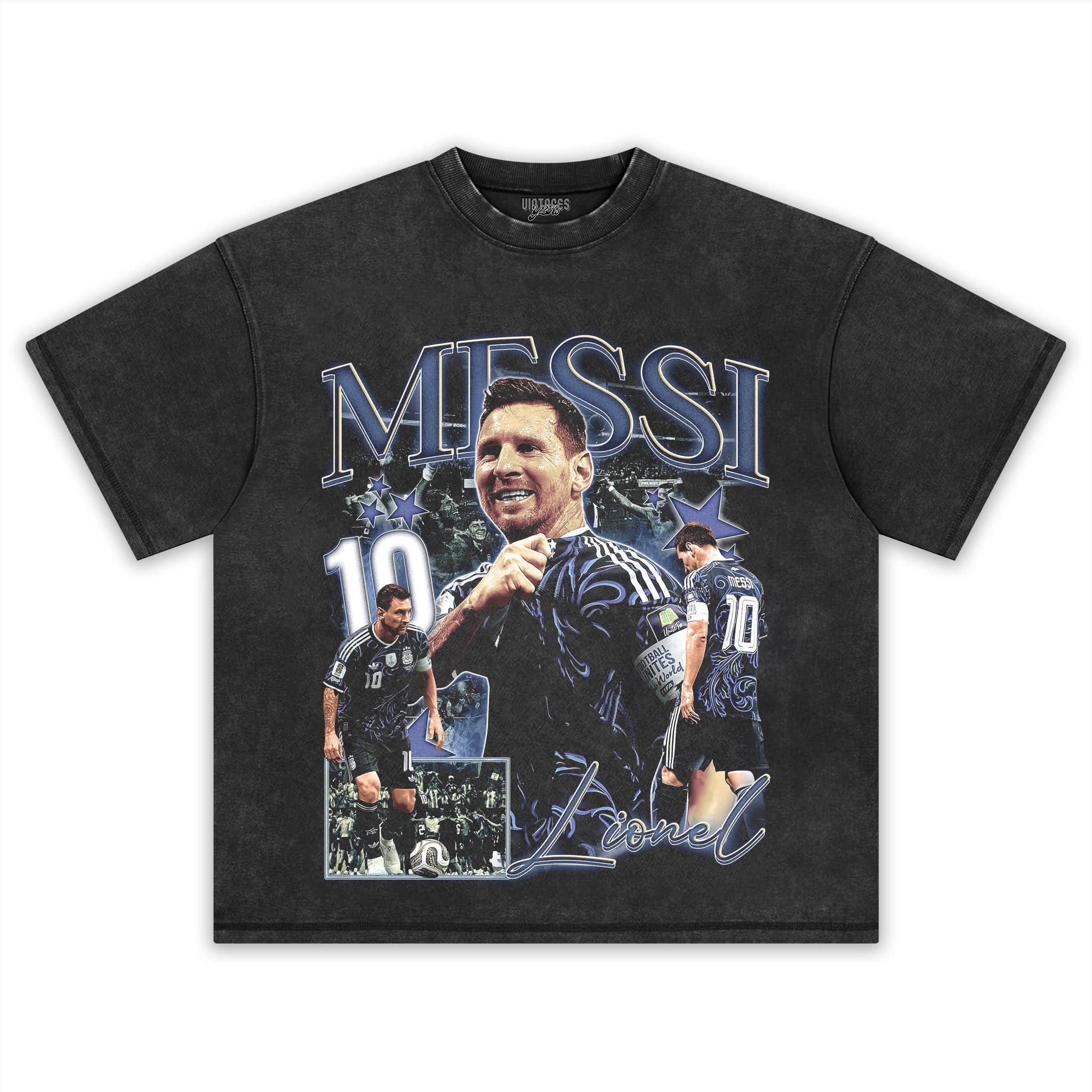 MESSI - GOAT V4 TANK TOP & TEE & LONG SLEEVE & LAYERED LS & HOODIE